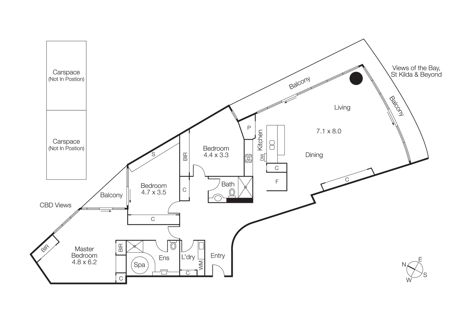 103/85 Rouse Street, Port Melbourne VIC 3207 - Floorplan