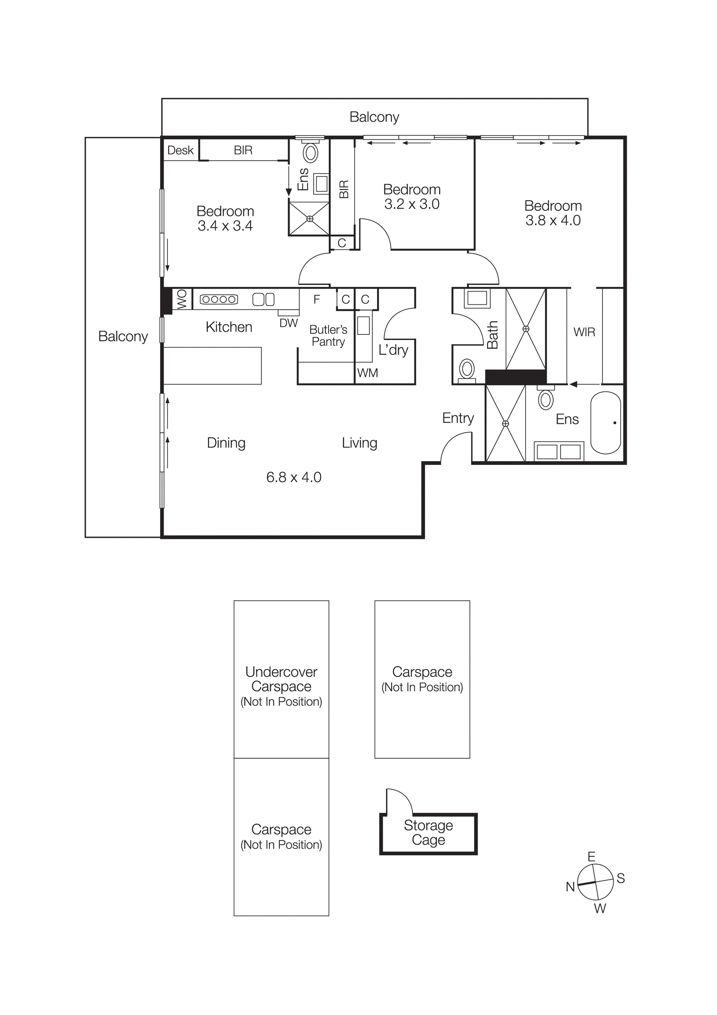10/39 Willis Street, Hampton VIC 3188 - Floorplan