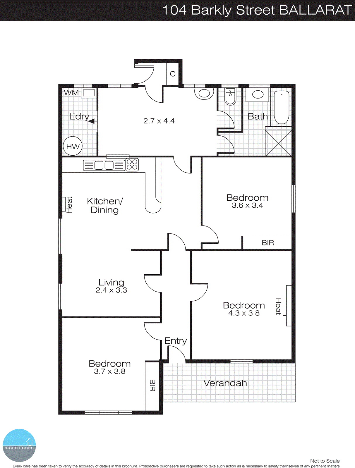 104 Barkly Street, Bakery Hill VIC 3350 - Floorplan
