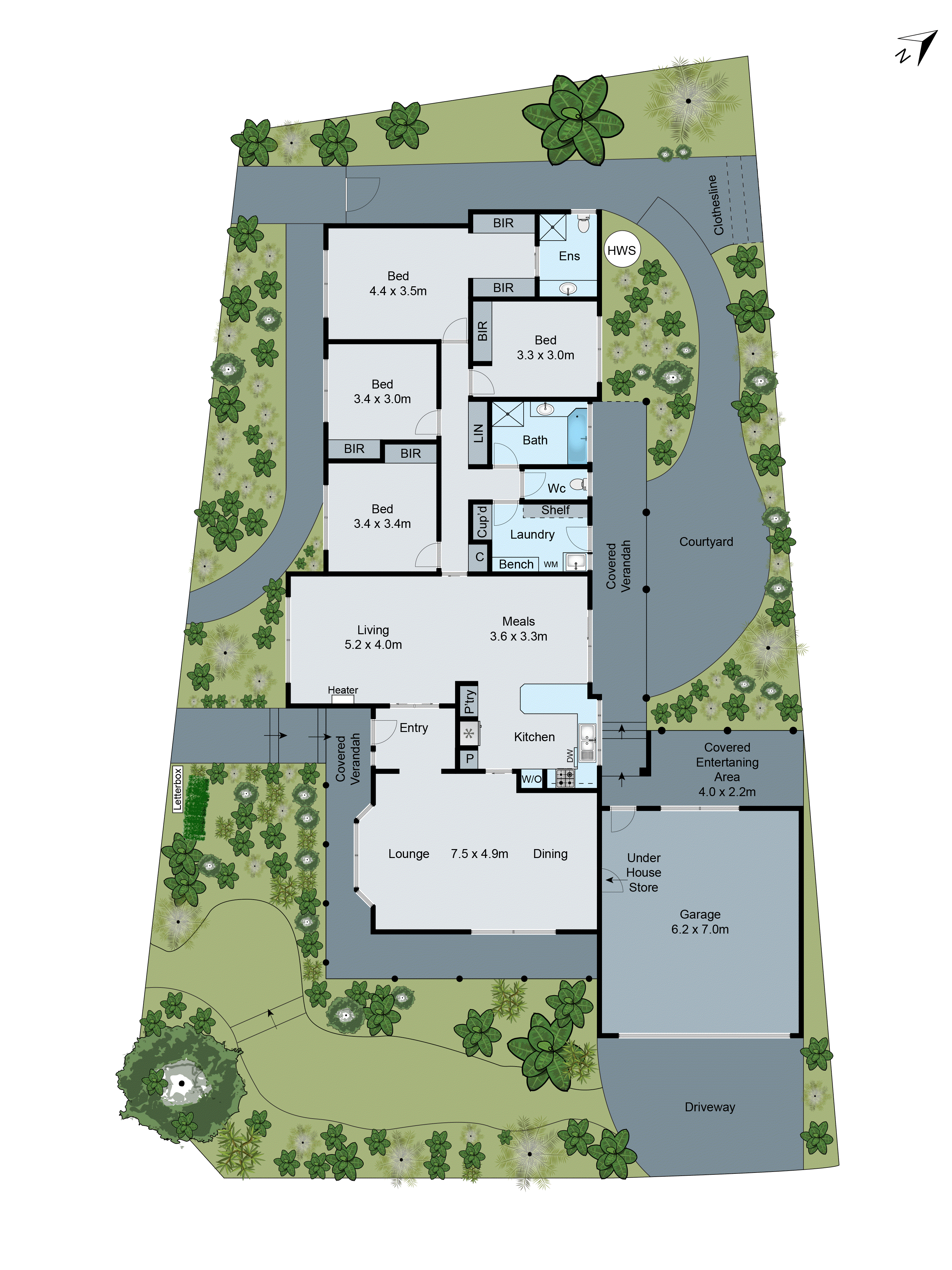 104 Liberty Avenue, Rowville VIC 3178 - Floorplan
