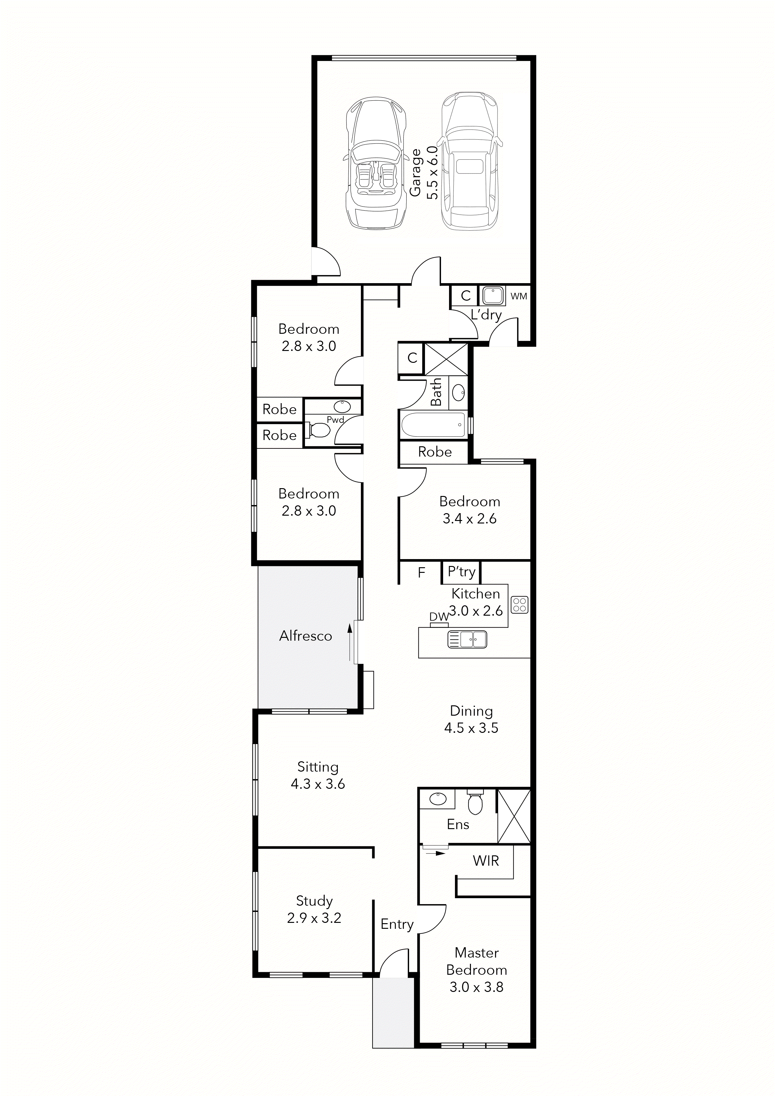 104 Oshannassy Parade, Lucas VIC 3350 - Floorplan