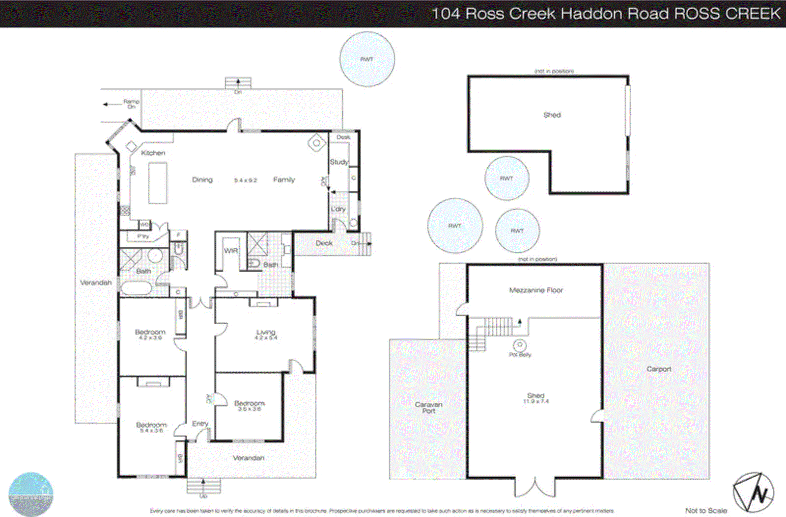 104 Ross Creek Haddon Road, Ross Creek VIC 3351 - Floorplan