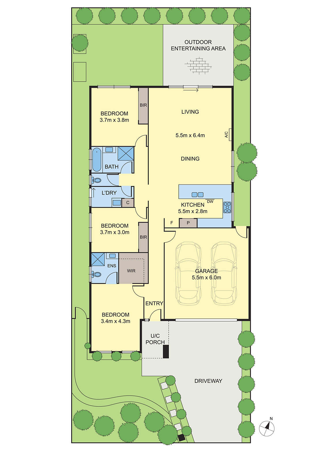 104 Warralily Boulevard, Armstrong Creek VIC 3217 - Floorplan