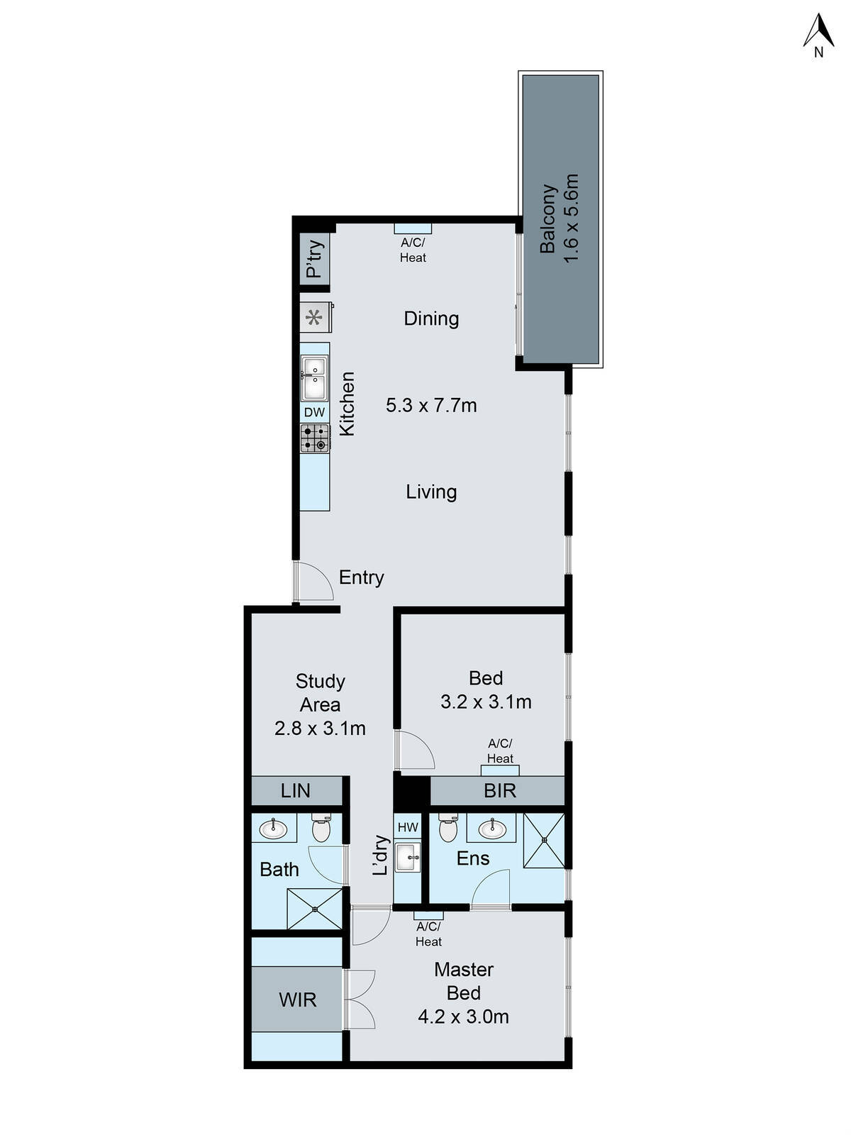104/100 Western Beach Road, GEELONG VIC 3220 - Floorplan