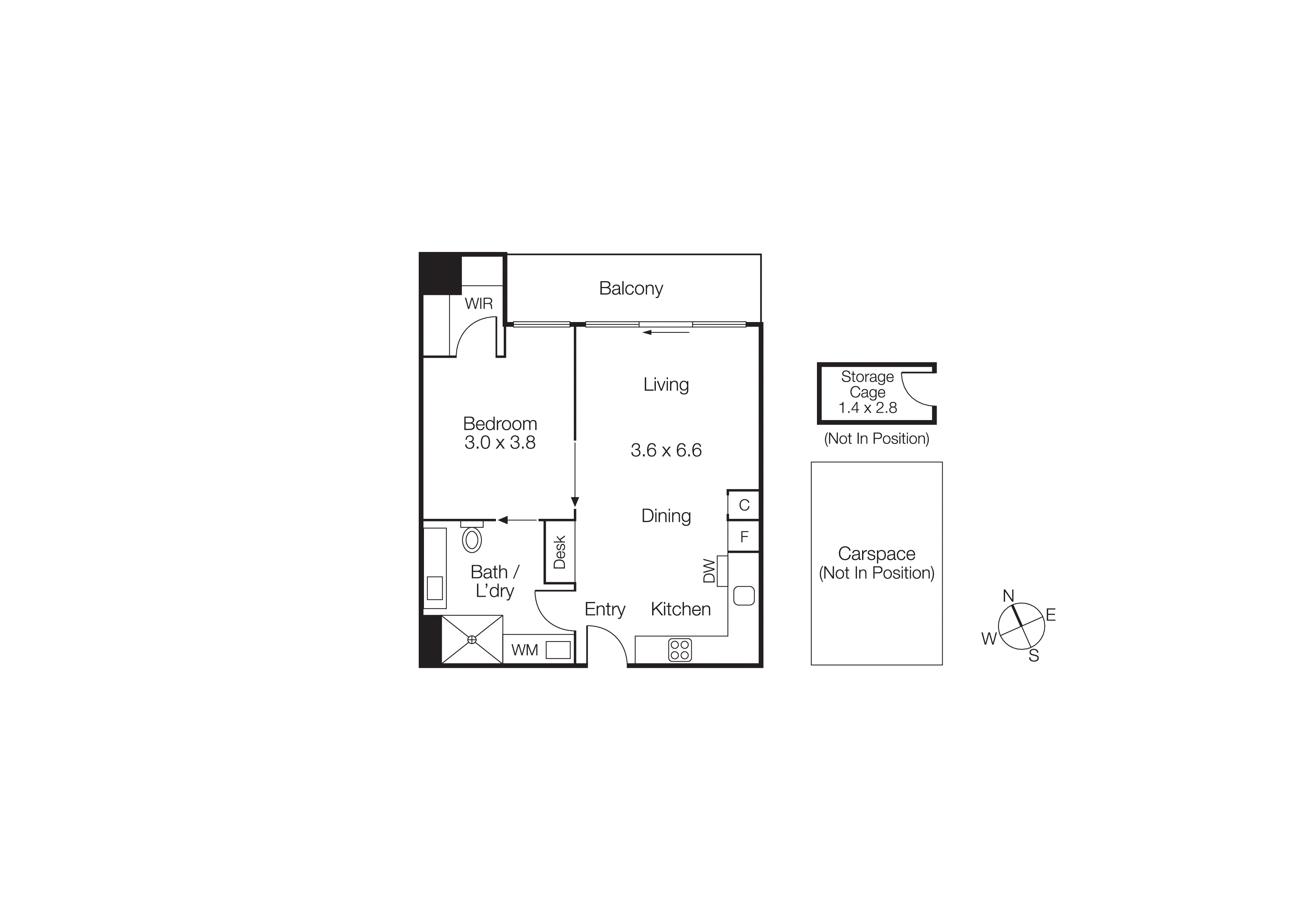104/111 Nott Street, Port Melbourne VIC 3207 - Floorplan