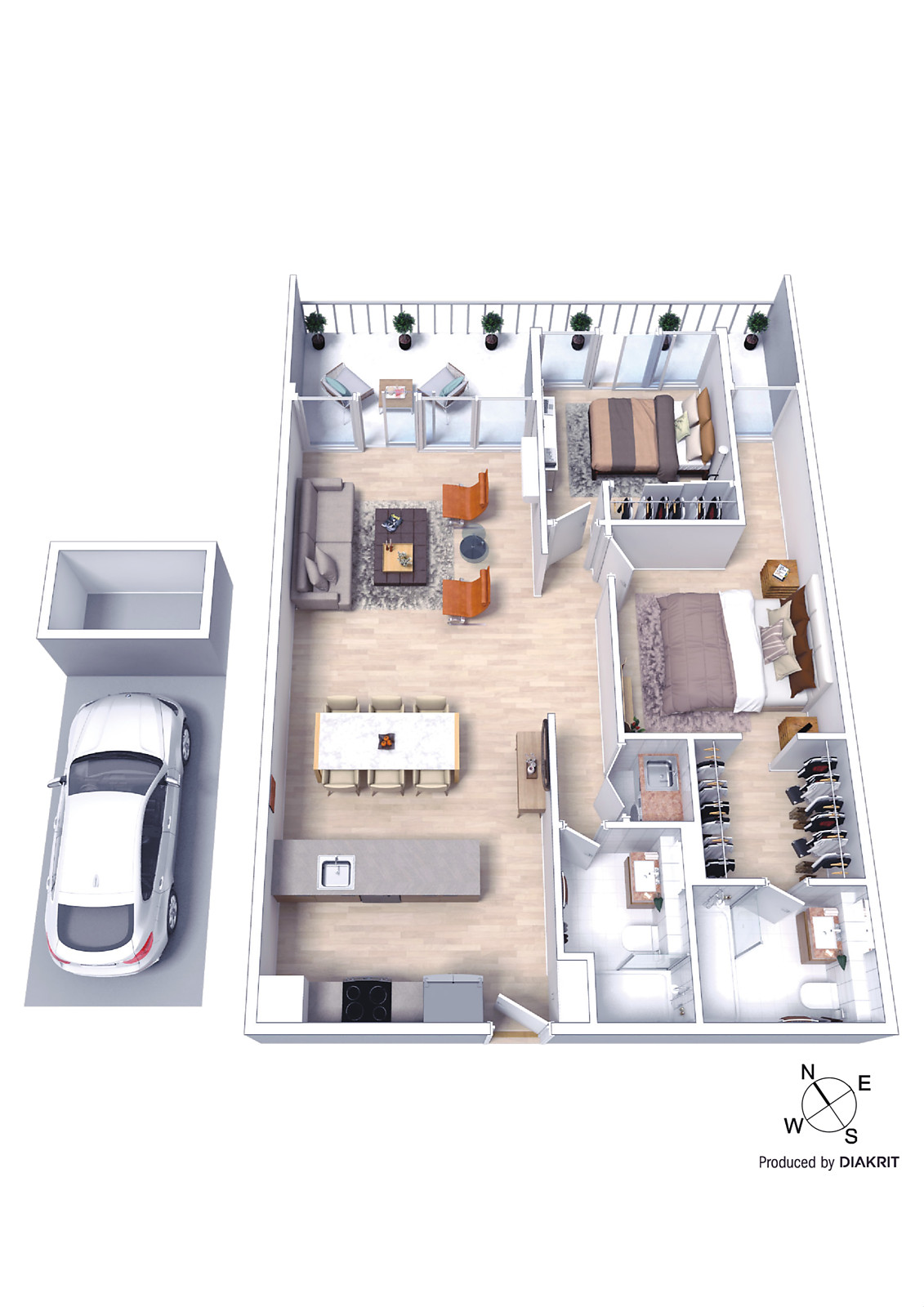 104/115 Nott Street, Port Melbourne VIC 3207 - Floorplan