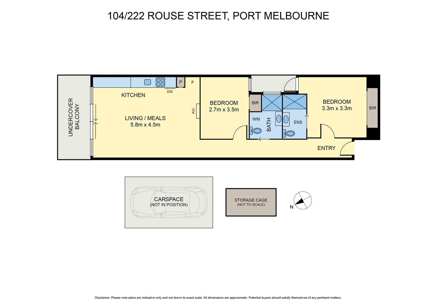 104/222-224 Rouse Street, Port Melbourne VIC 3207 - Floorplan