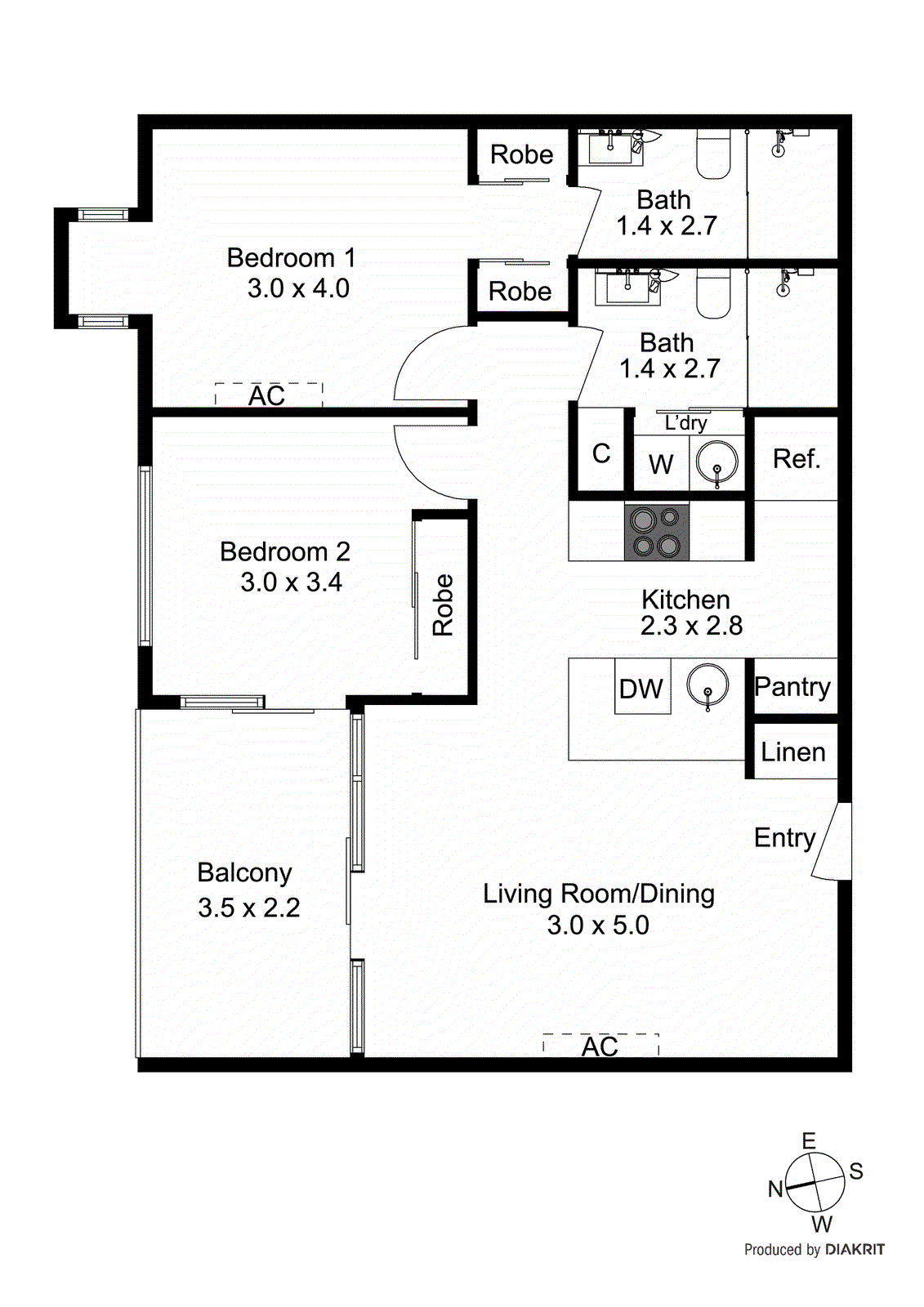 104/4 Fernhill Road, Sandringham VIC 3191 - Floorplan