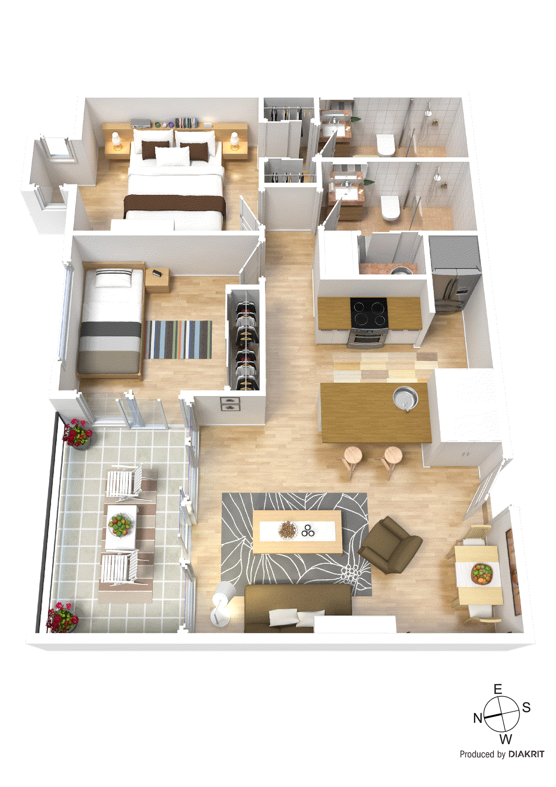 104/4 Fernhill Road, Sandringham VIC 3191 - Floorplan