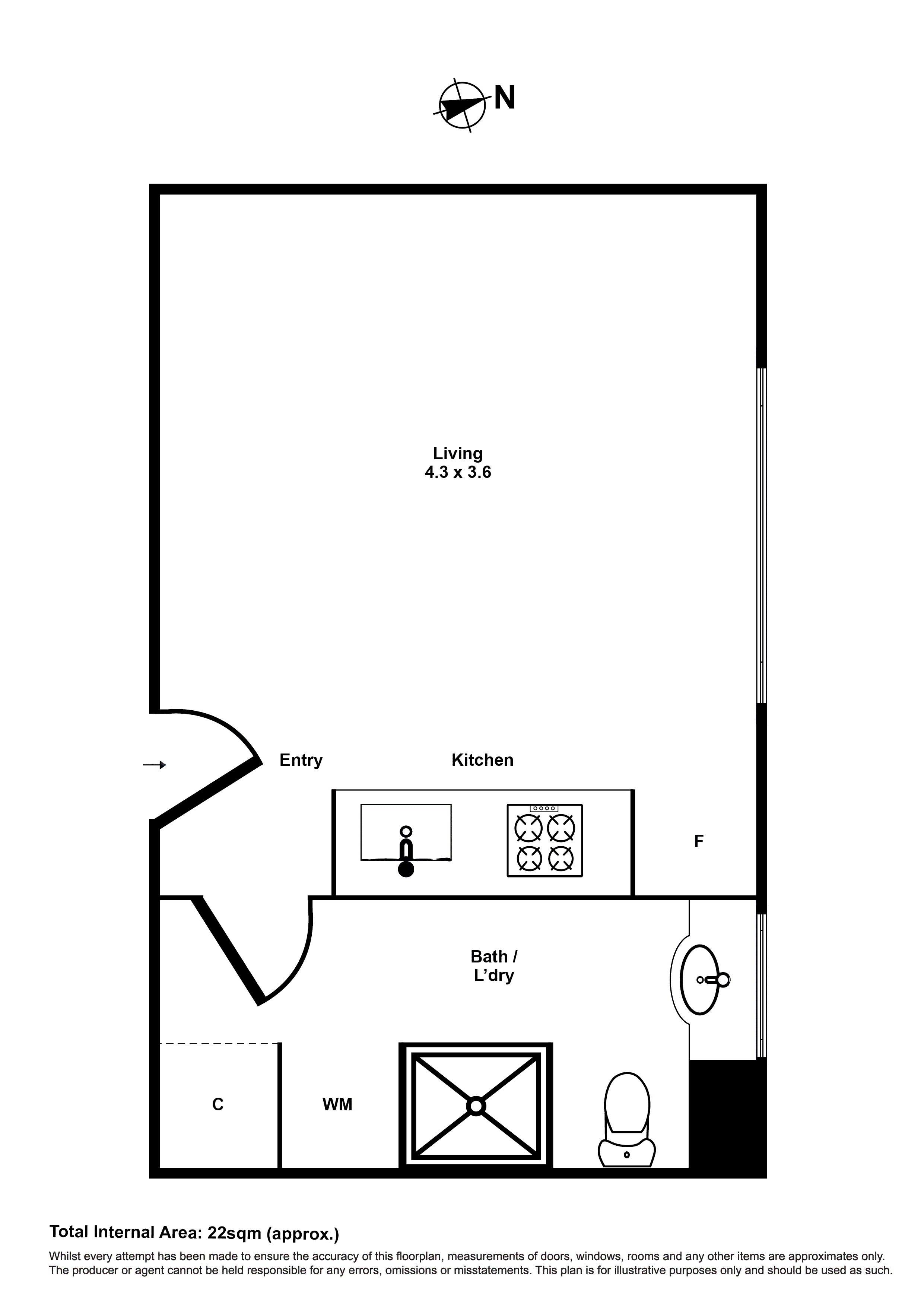 10/44 Kneen Street, Fitzroy North VIC 3068 - Floorplan