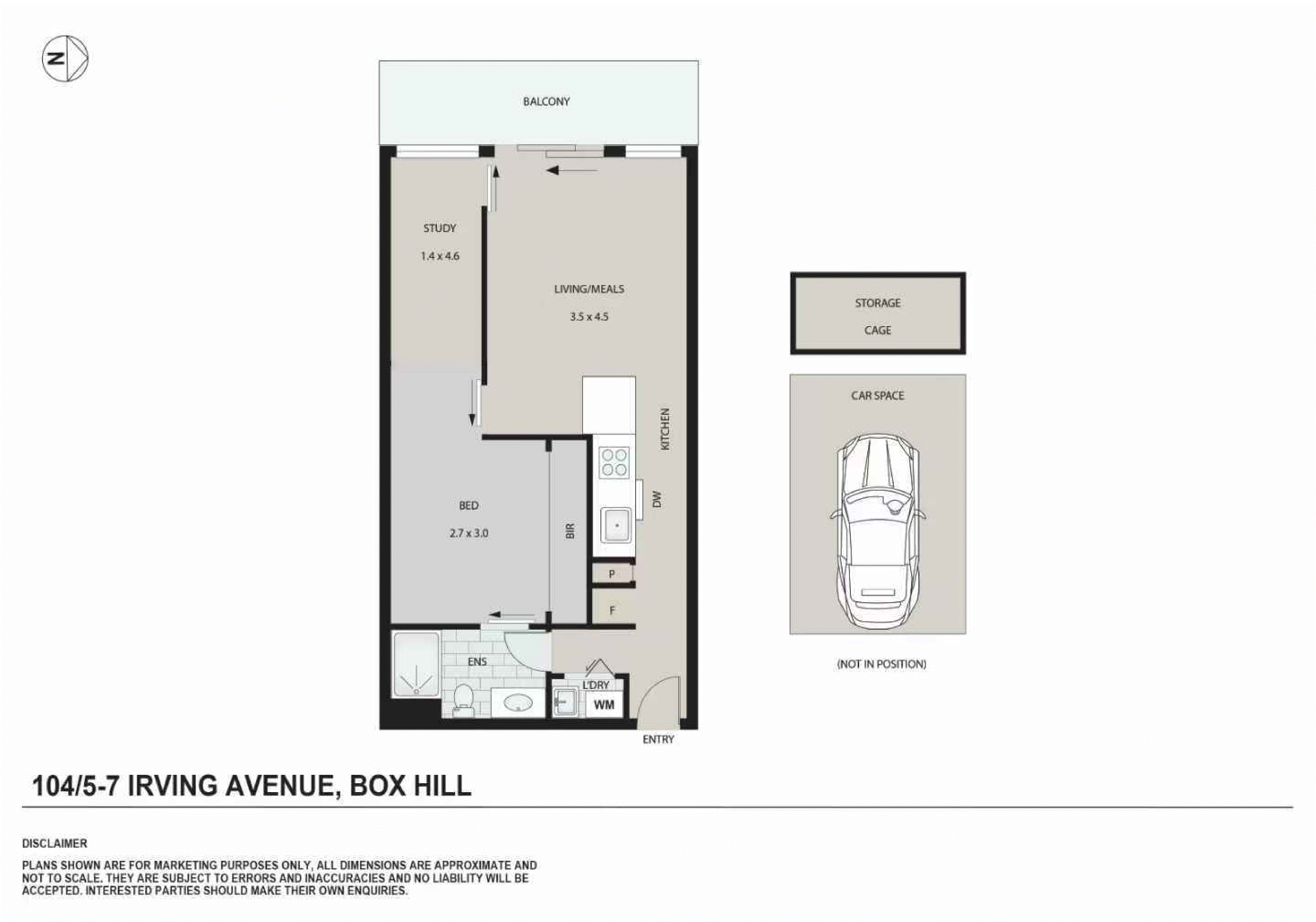 104/5-7 Irving Avenue, Box Hill VIC 3128 - Floorplan