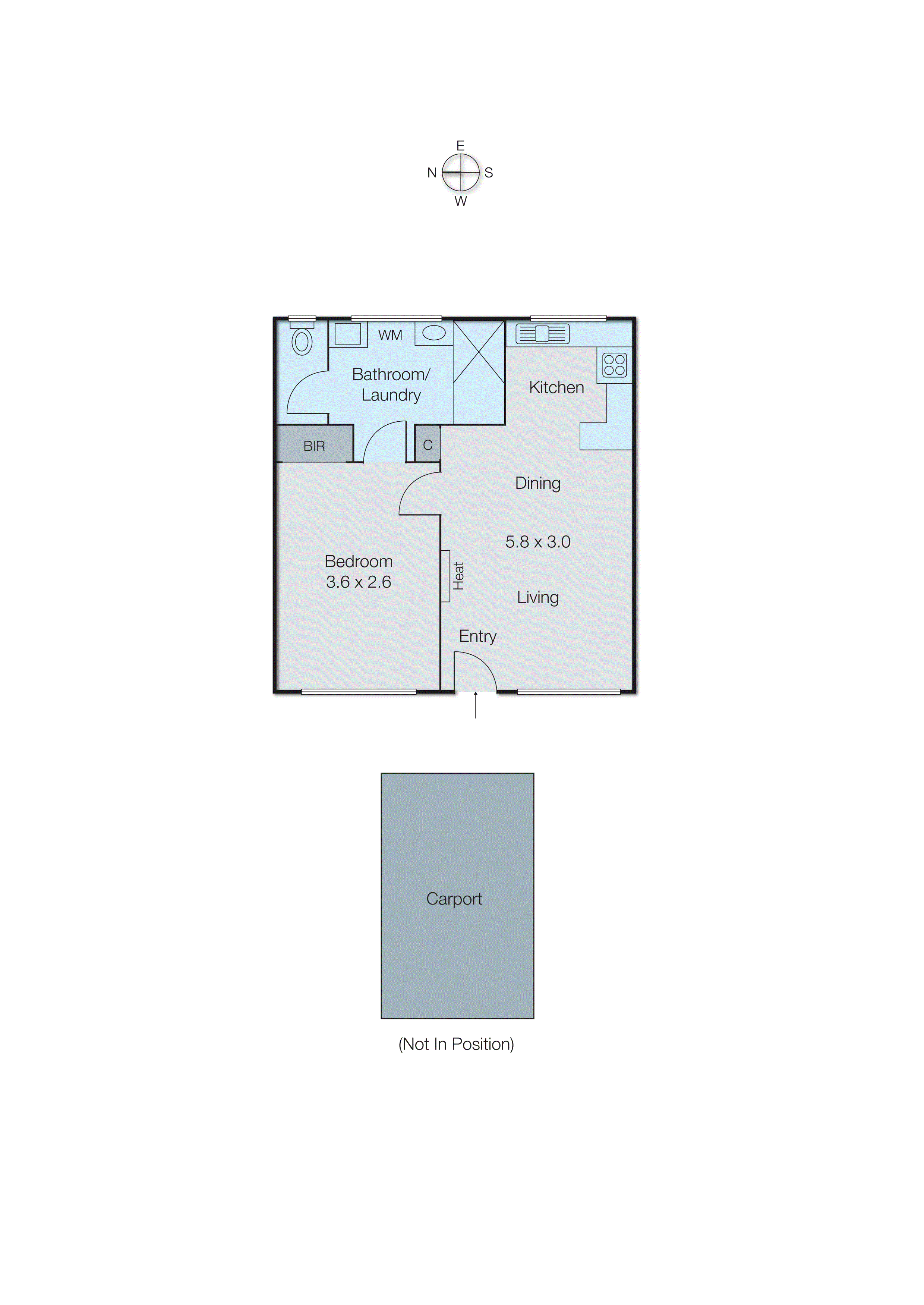 10/45 Oakleigh Road, Carnegie VIC 3163 - Floorplan
