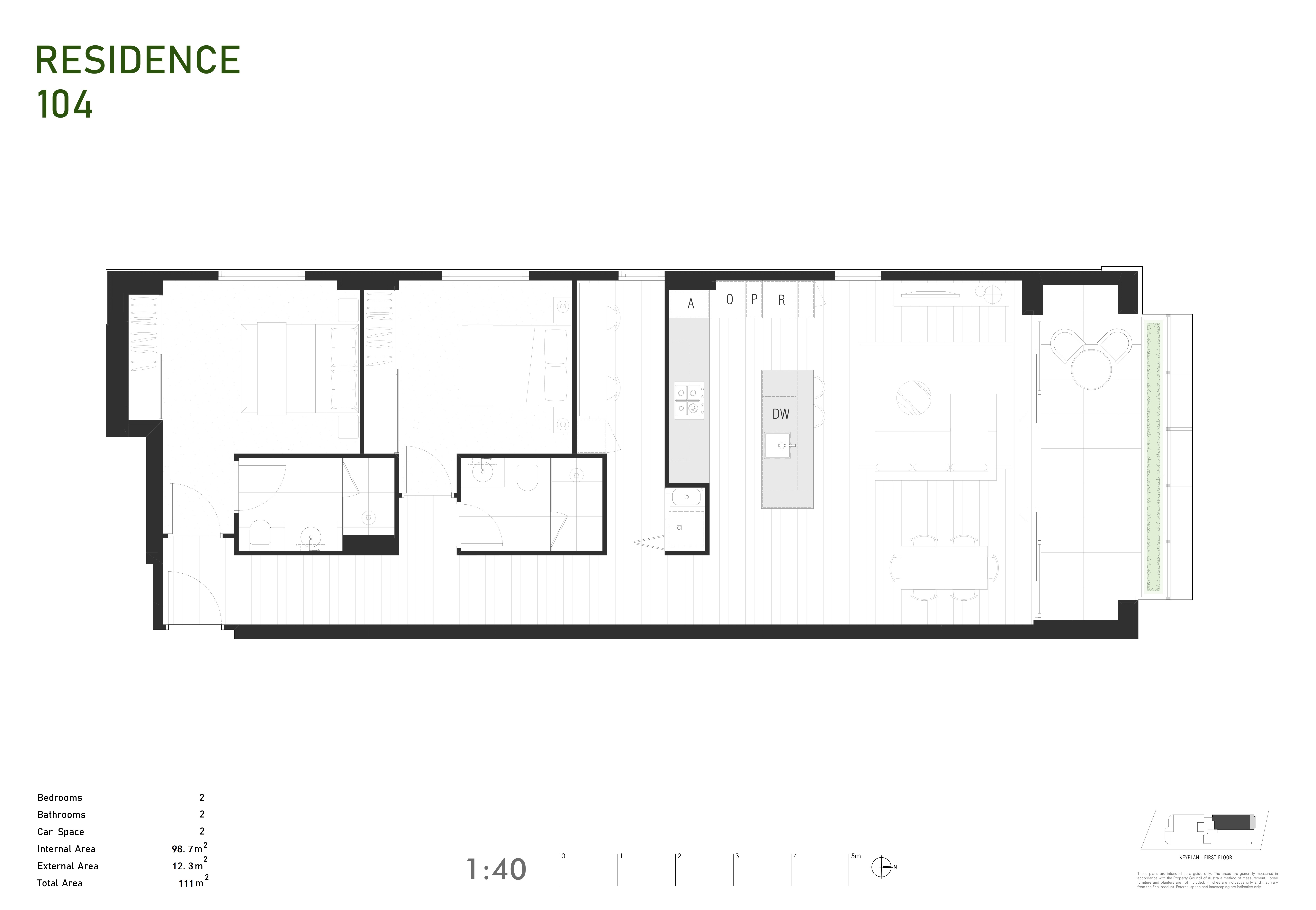 104/563 Dandenong Road, Armadale - Floorplan 1