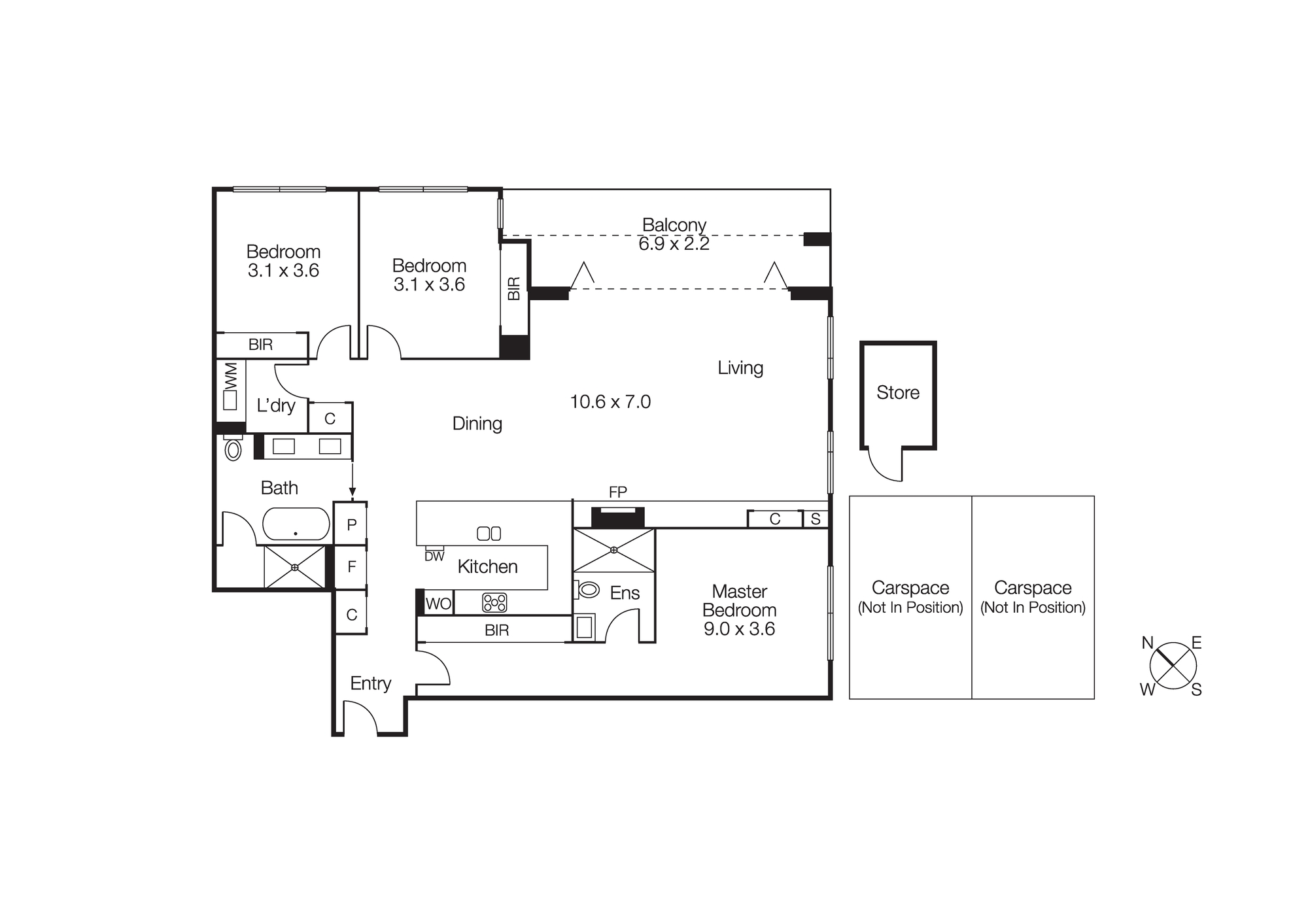 104/67 Well Street, BRIGHTON VIC 3186 - Floorplan