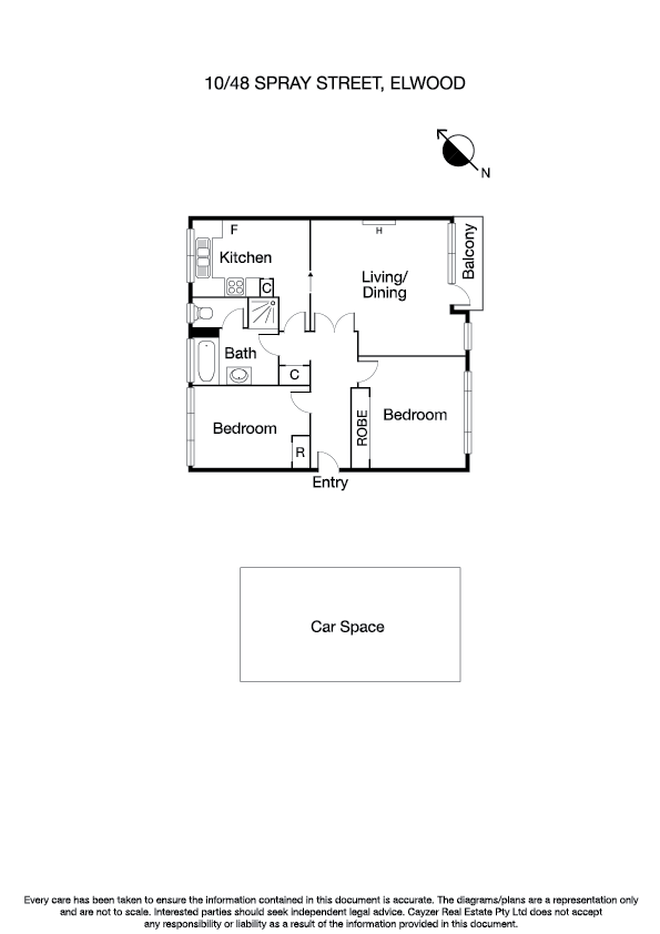 10/48 Spray Street, ELWOOD VIC 3184 - Floorplan