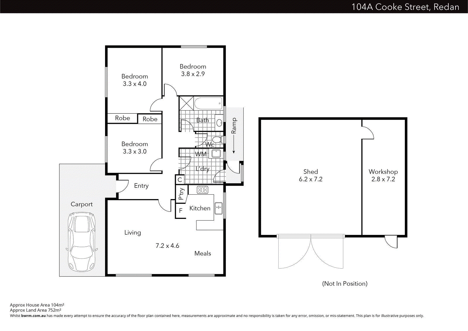 104A Cooke Street, Redan VIC 3350 - Floorplan