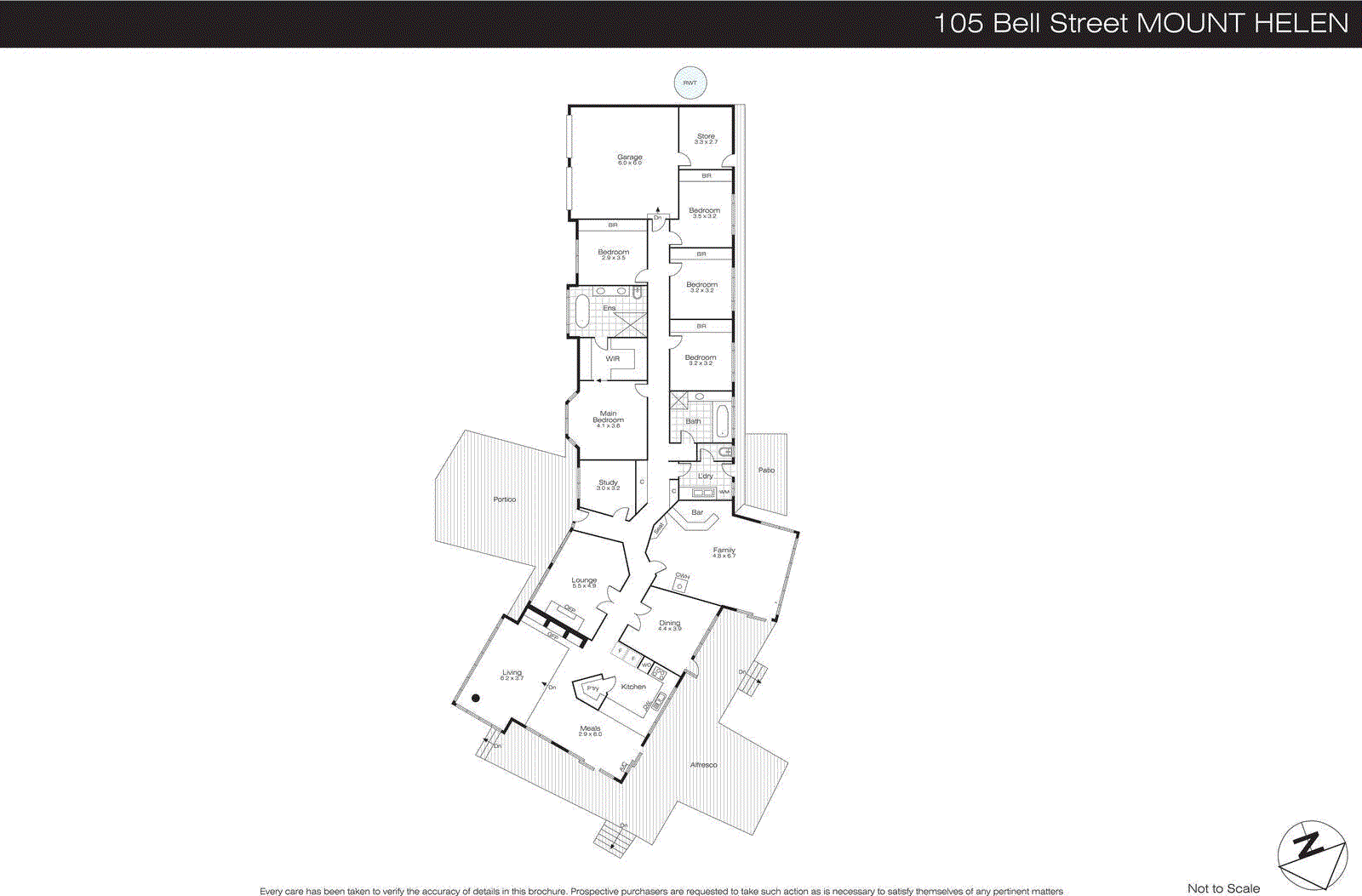 105 Bell Avenue, Mount Helen VIC 3350 - Floorplan