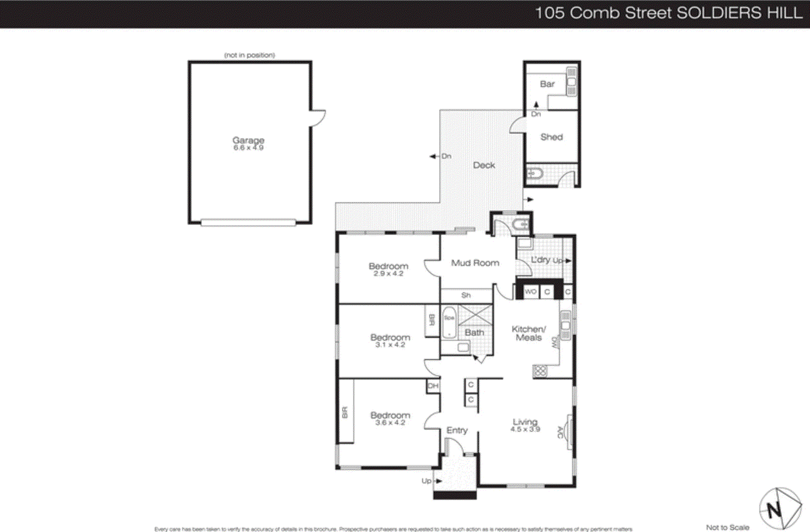 105 Comb Street, Soldiers Hill VIC 3350 - Floorplan