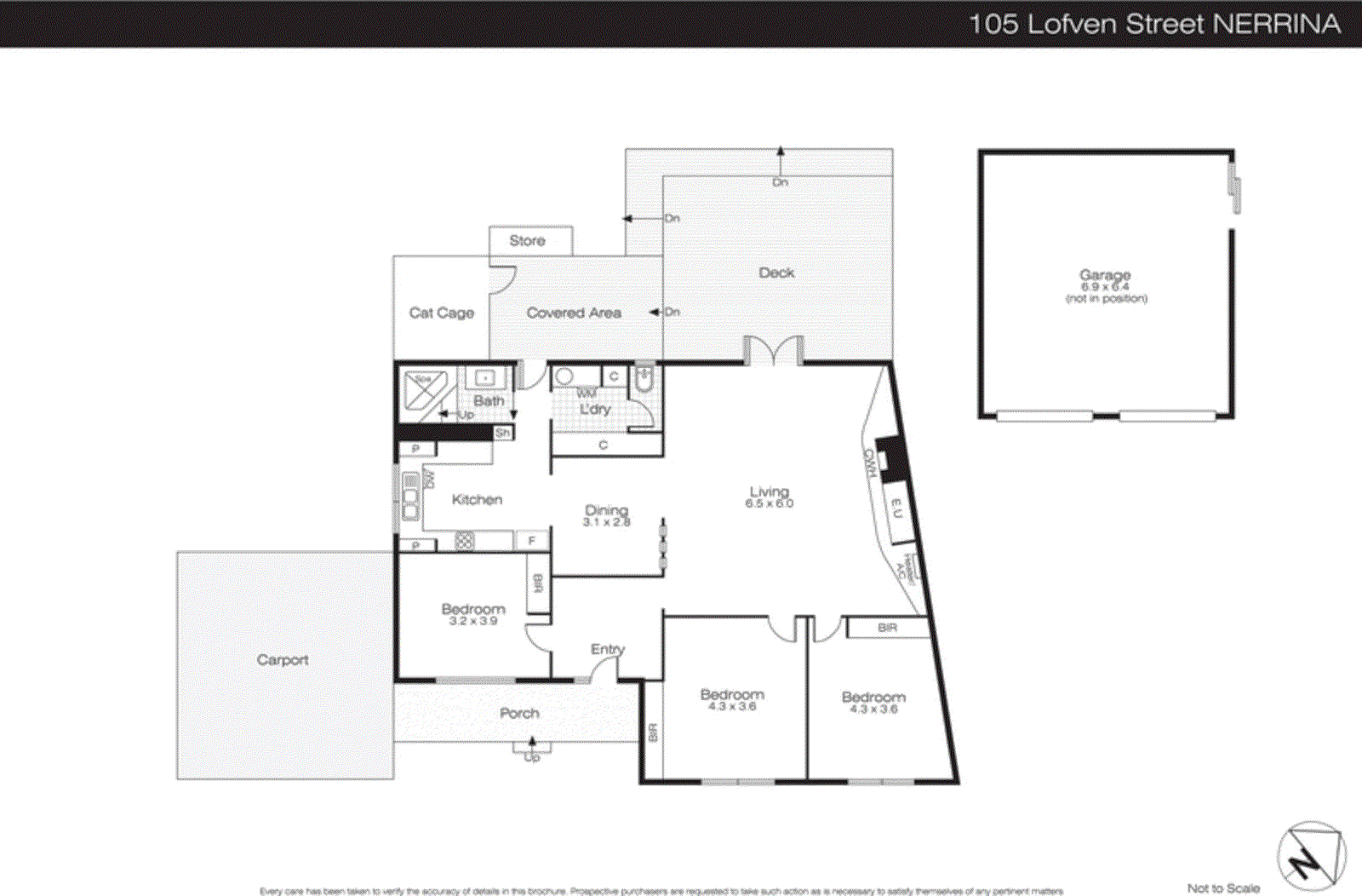 105 Lofven Street, Nerrina VIC 3350 - Floorplan