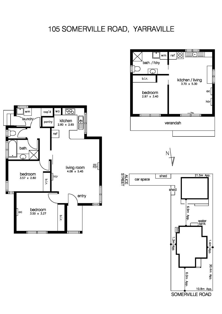 105 Somerville Road, YARRAVILLE VIC 3013 - Floorplan