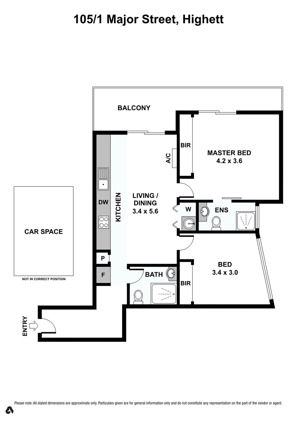 105/1 Major Street, Highett VIC 3190 - Floorplan