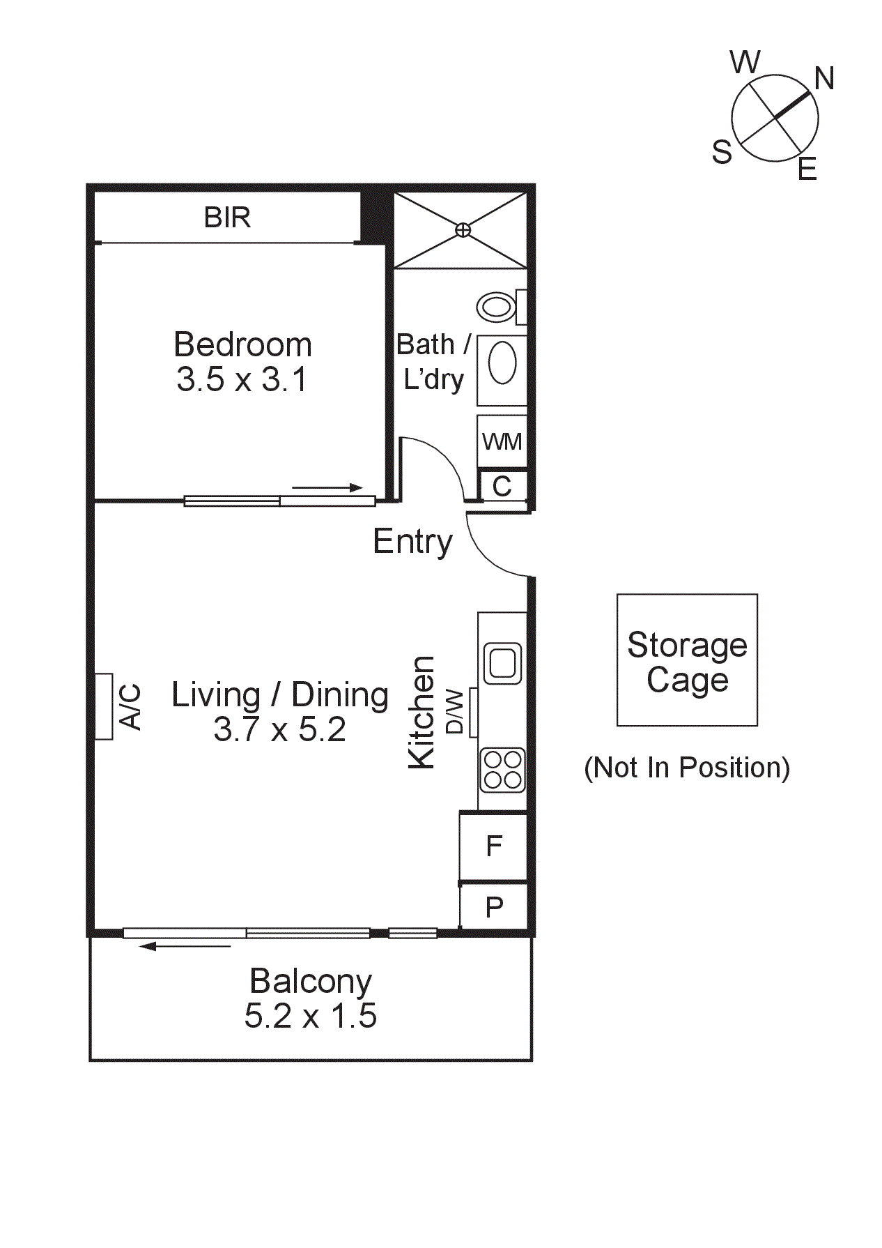 105/1 Mount Street, Prahran VIC 3181 - Floorplan