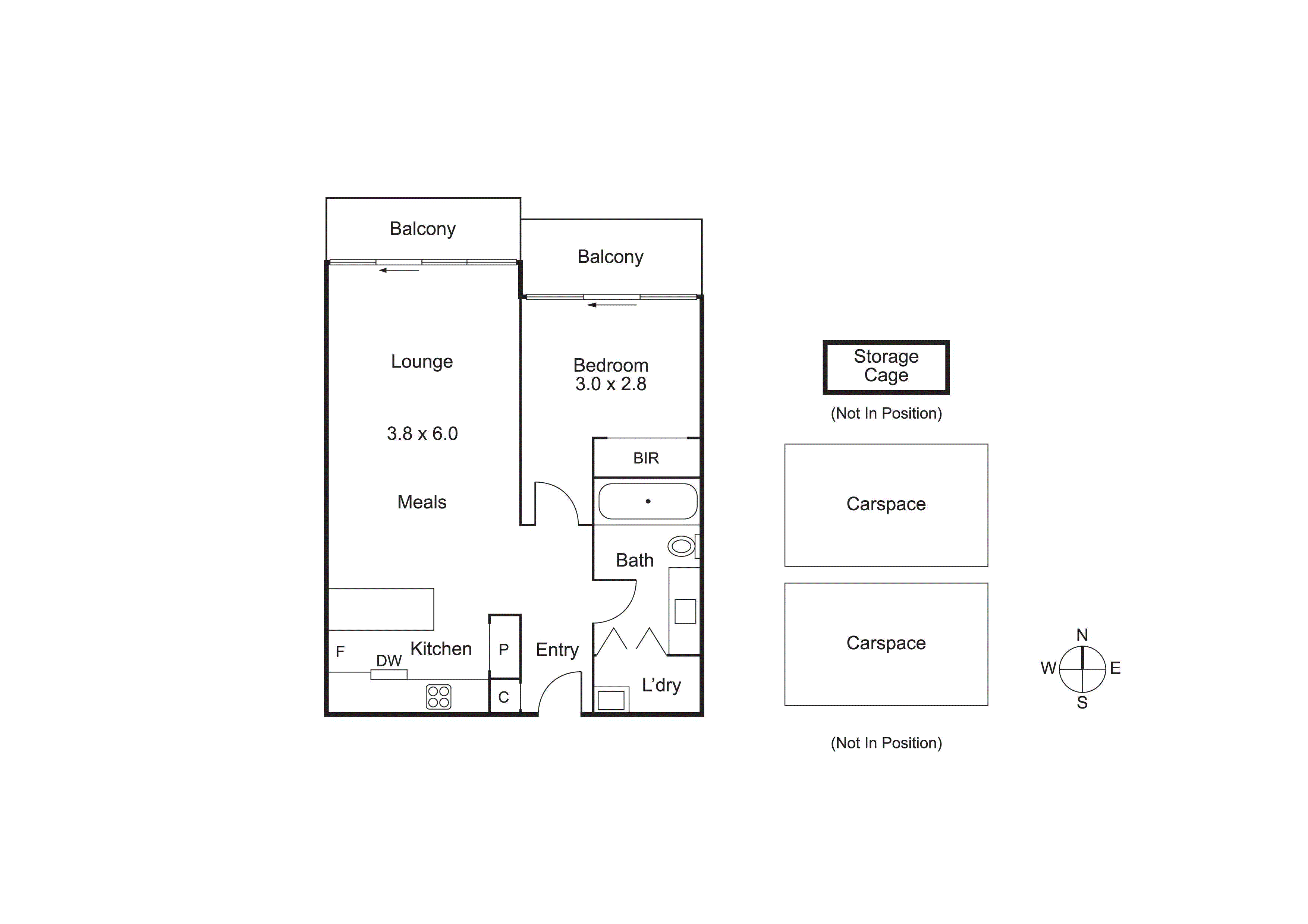 105/1 Roy Street, MELBOURNE VIC 3000 - Floorplan