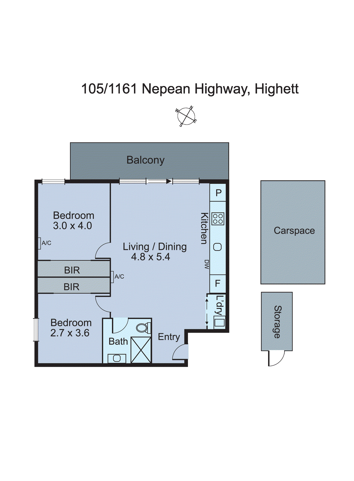 105/1161 Nepean Highway, Highett VIC 3190 - Floorplan