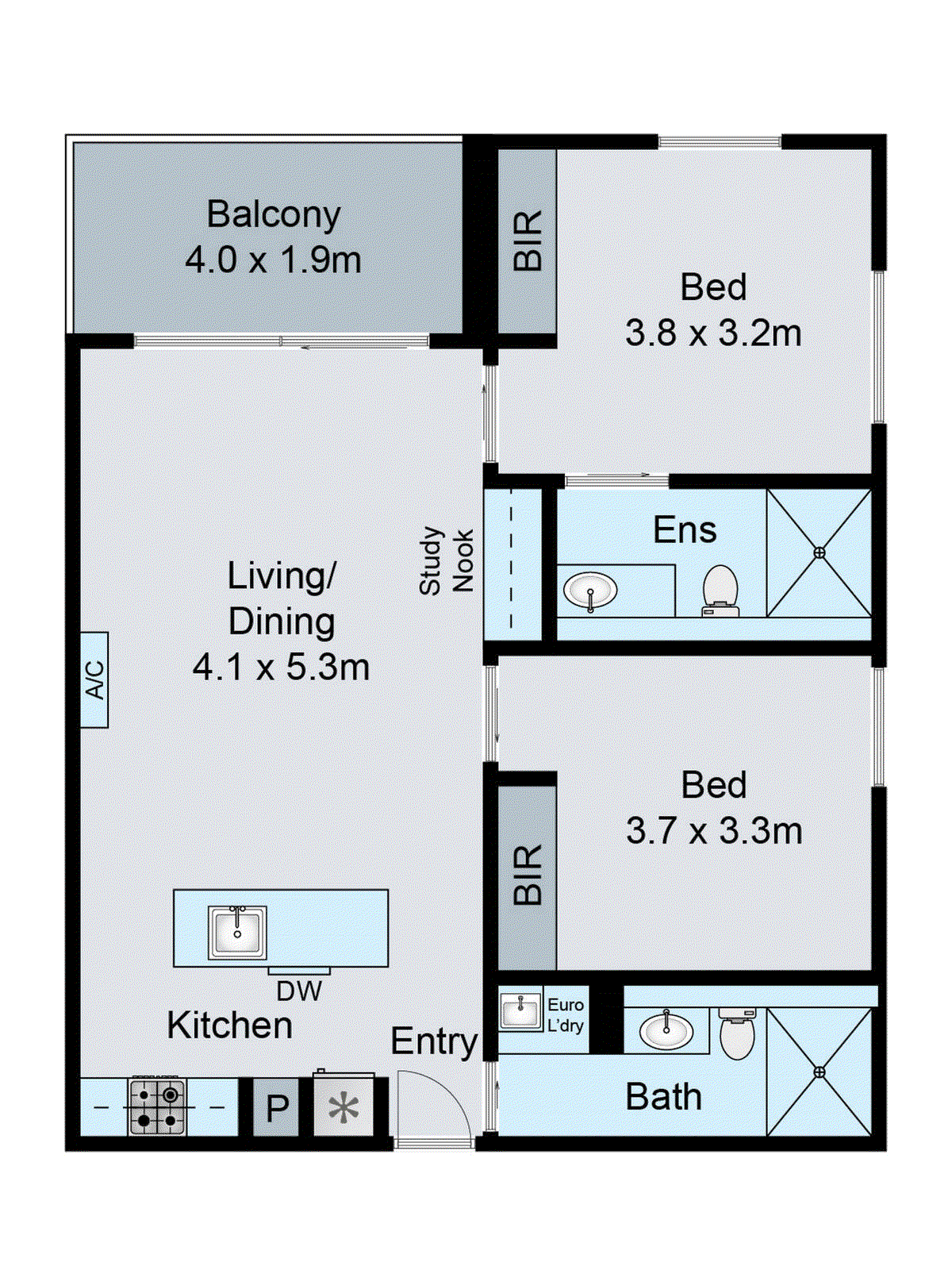 105/146 Bellerine Street, Geelong VIC 3220 - Floorplan
