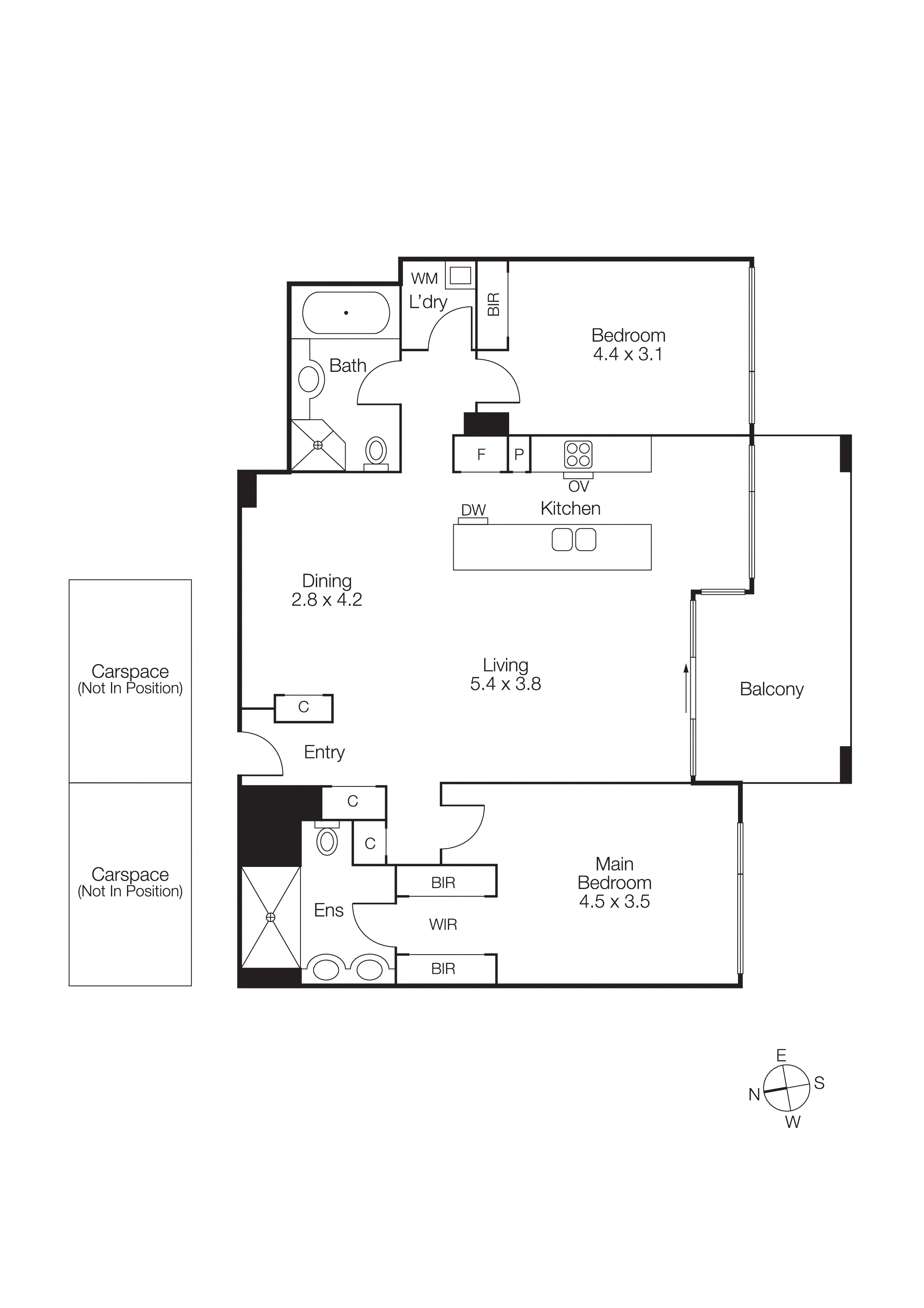 105/147 Beach Street, Port Melbourne VIC 3207 - Floorplan