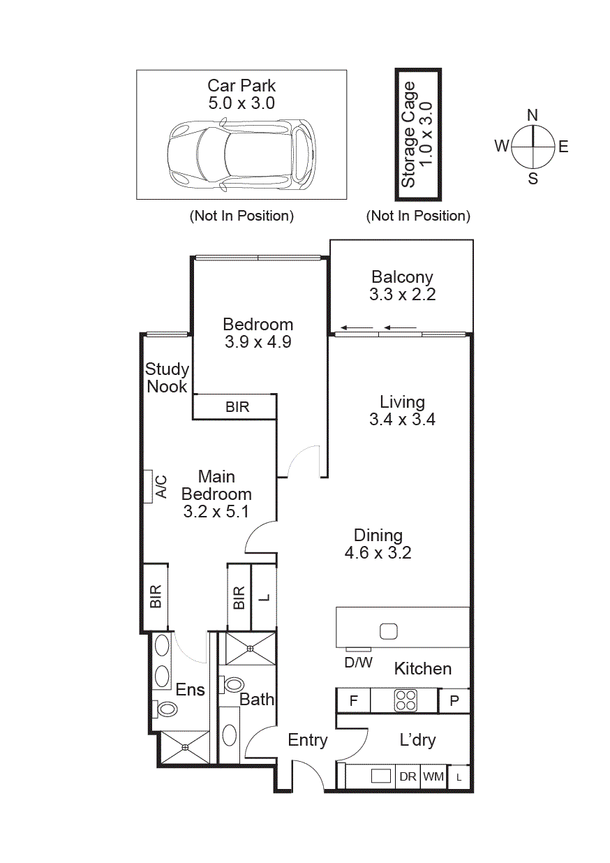 105/1538 High Street, Glen Iris VIC 3146 - Floorplan