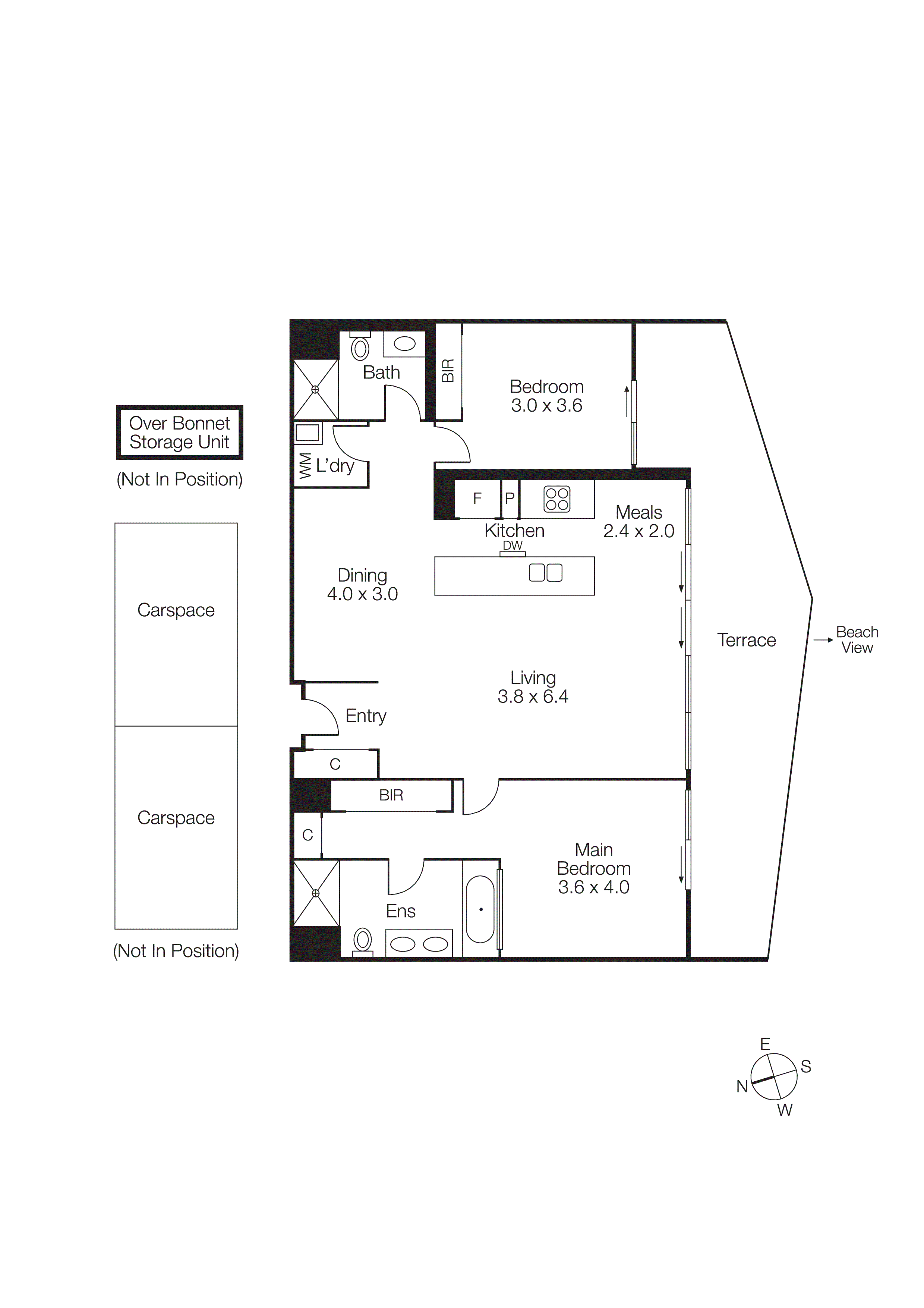 105/155 Beach Street, Port Melbourne VIC 3207 - Floorplan