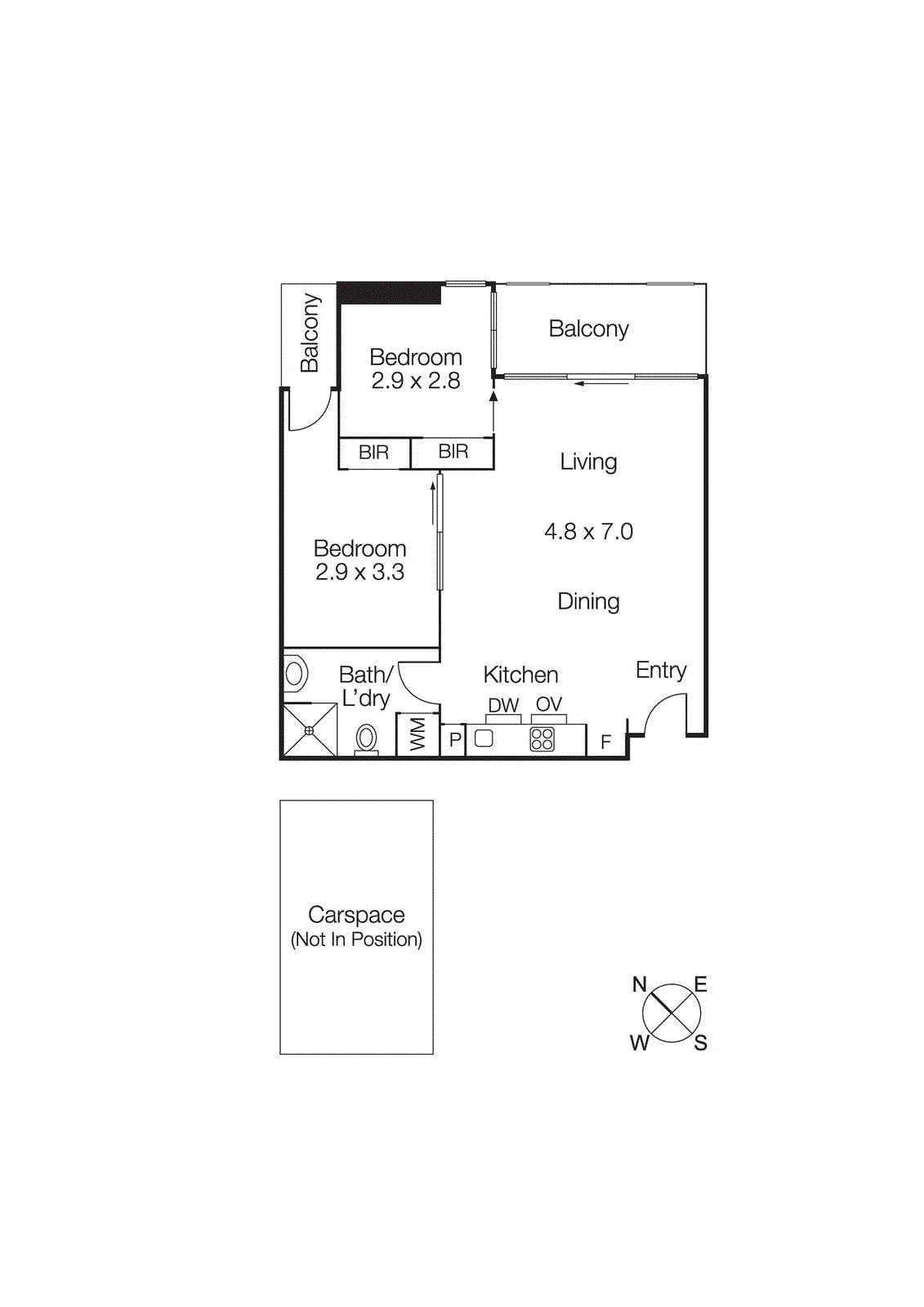 105/19 Pickles Street, Port Melbourne VIC 3207 - Floorplan