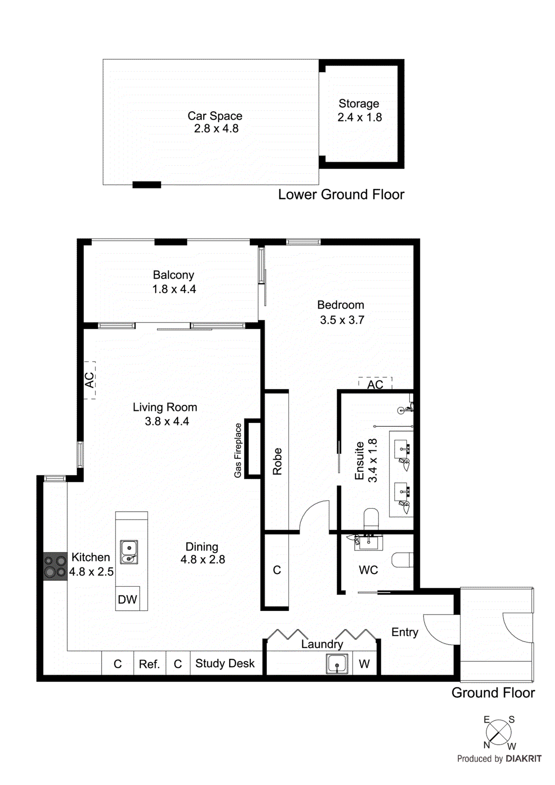 105/201 Nepean Highway, Aspendale VIC 3195 - Floorplan