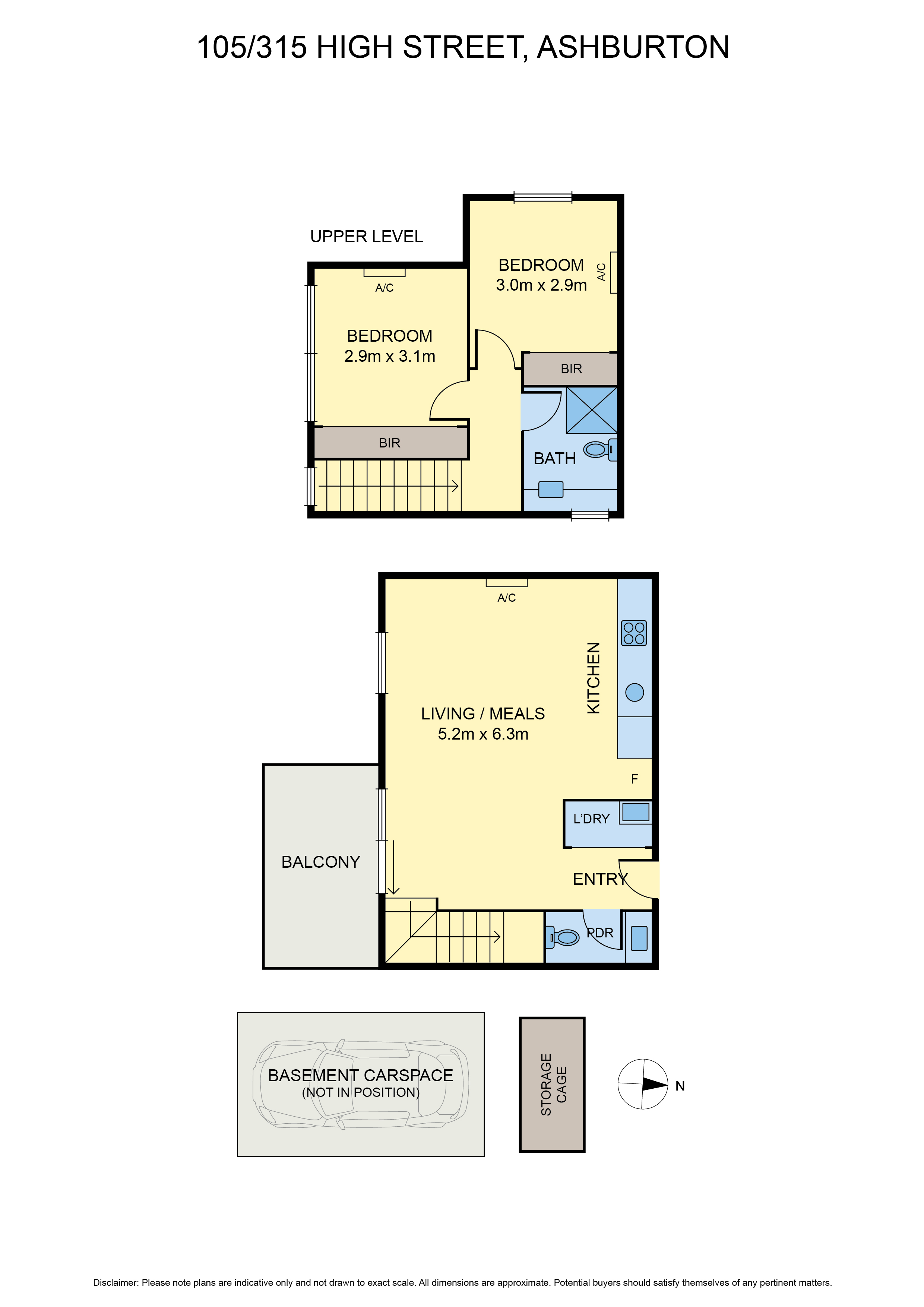 105/315 High Street, ASHBURTON VIC 3147 - Floorplan