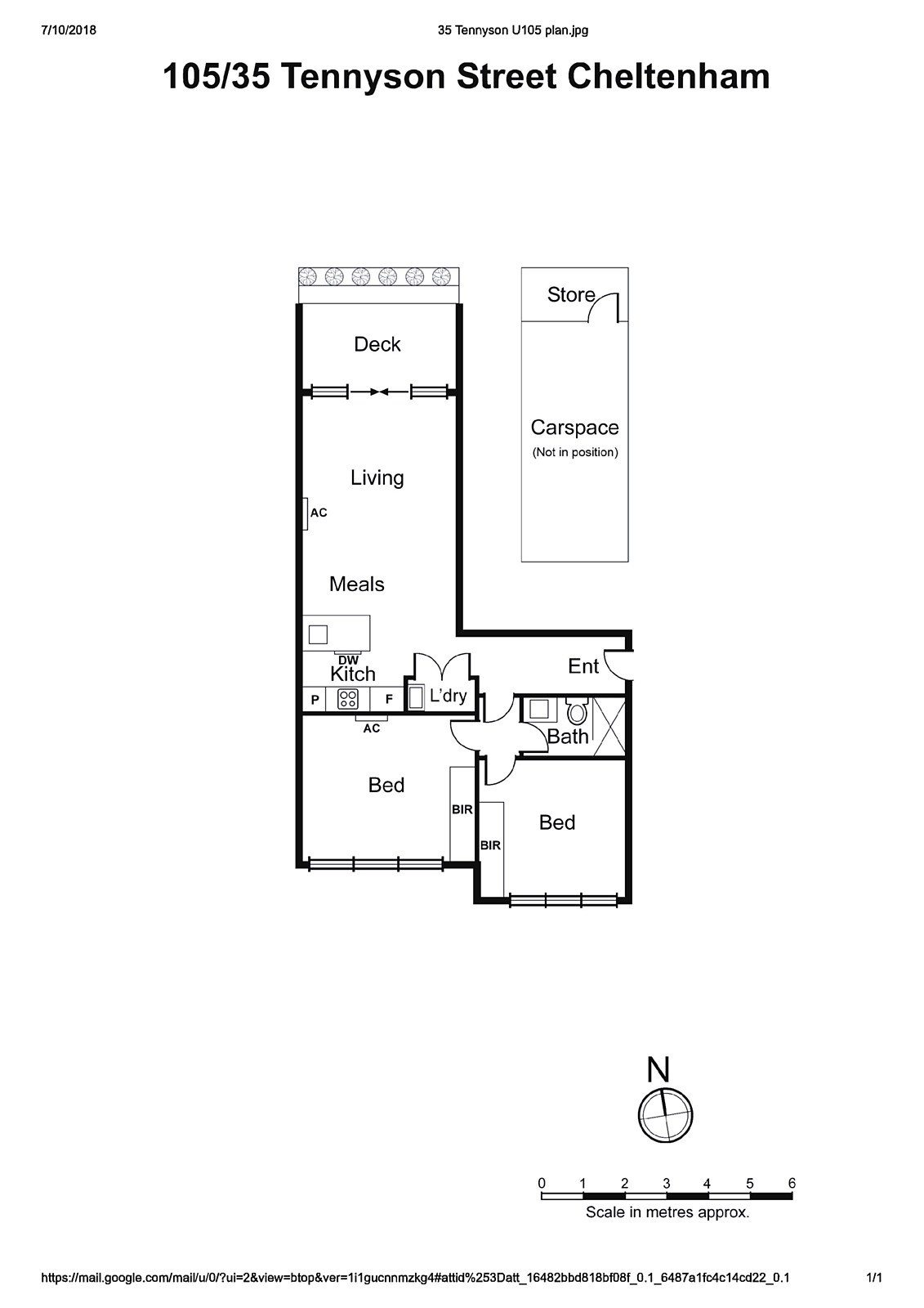 105/35 Tennyson Street, Highett VIC 3190 - Floorplan