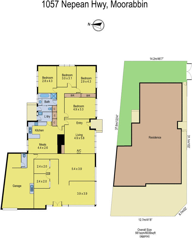 1057 Nepean Highway, Moorabbin VIC 3189 - Floorplan