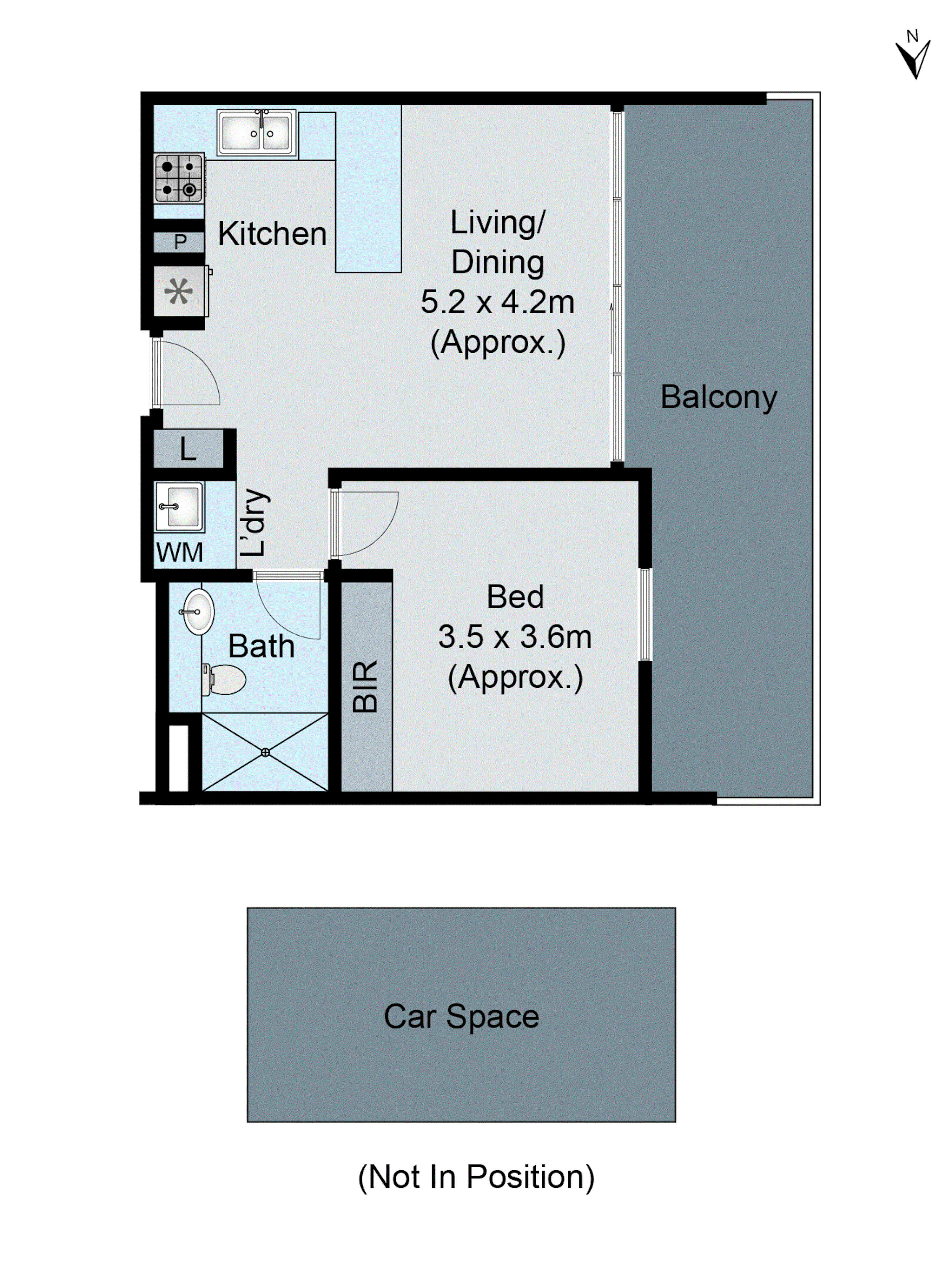 105/70 Batesford Road, Chadstone VIC 3148 - Floorplan