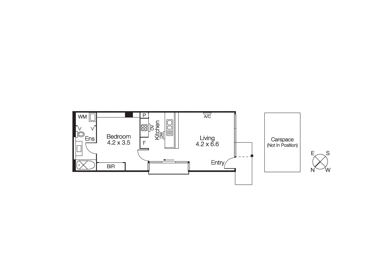 105/91 Dow Street, Port Melbourne VIC 3207 - Floorplan