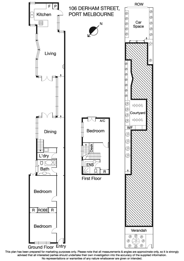106 Derham Street, PORT MELBOURNE VIC 3207 - Floorplan
