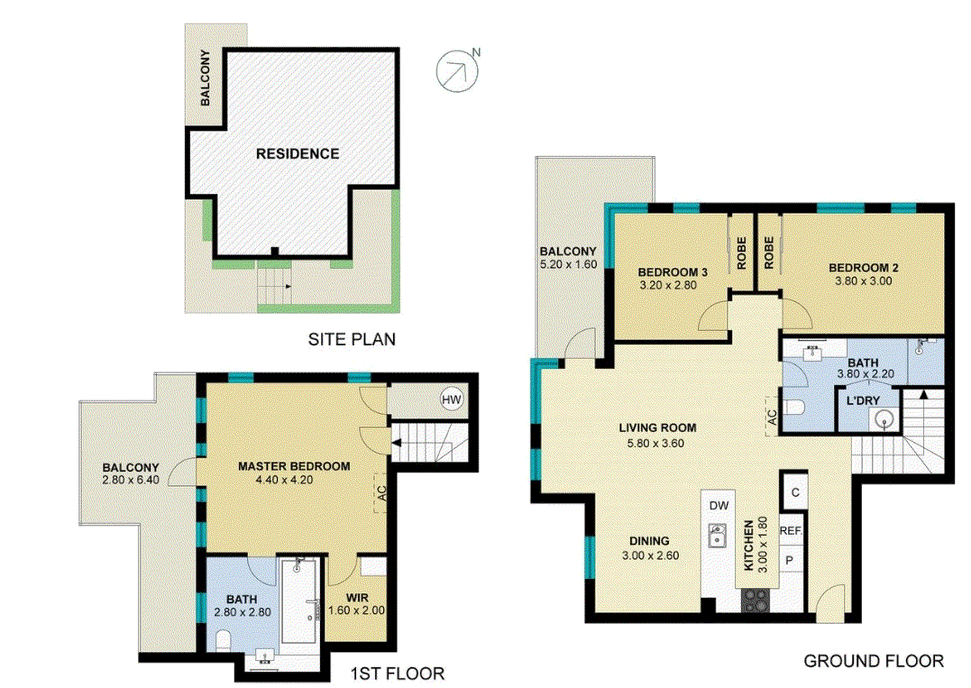 10/6 Graham Street, Port Melbourne VIC 3207 - Floorplan