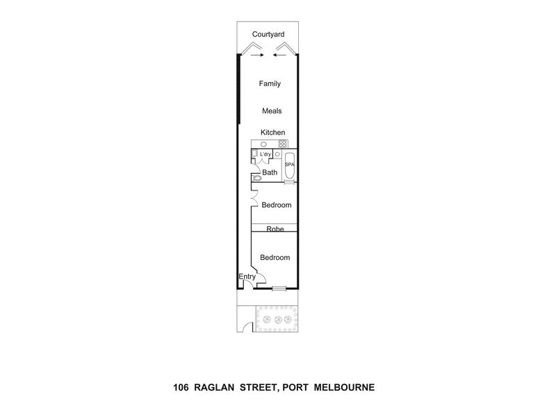106 Raglan Street, PORT MELBOURNE VIC 3207 - Floorplan