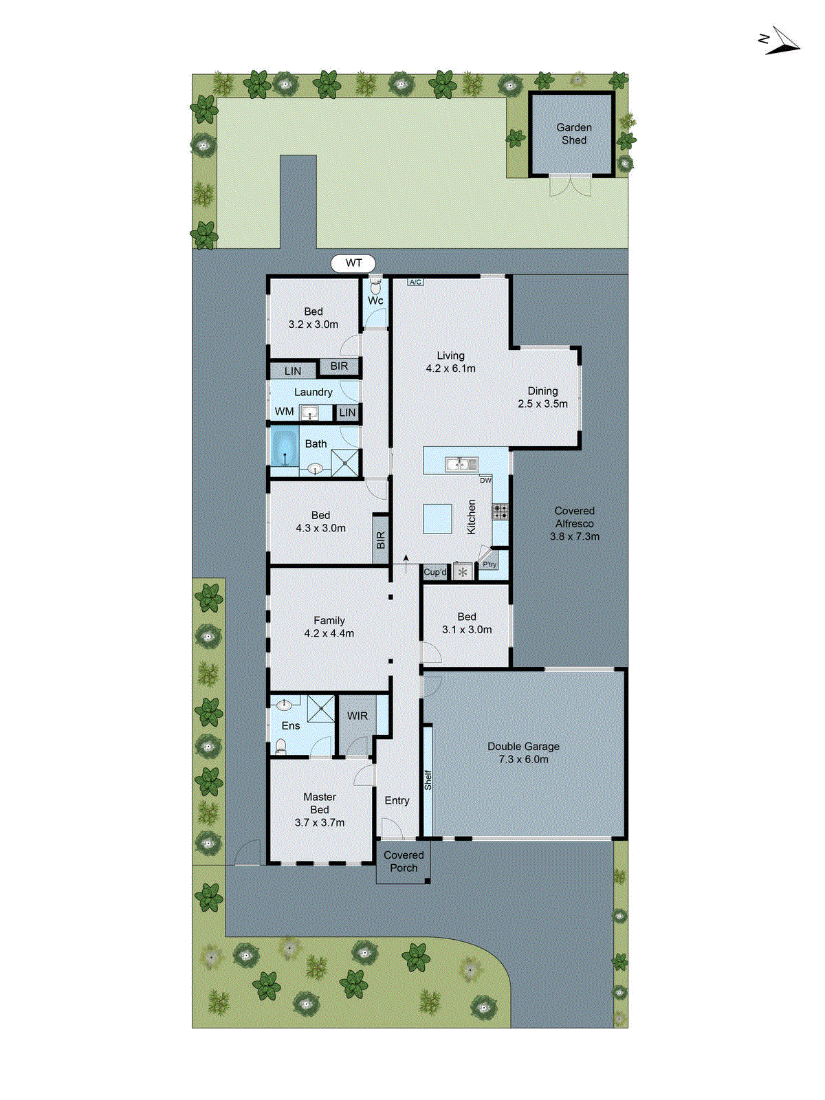 106 Rossack Drive, Waurn Ponds VIC 3216 - Floorplan