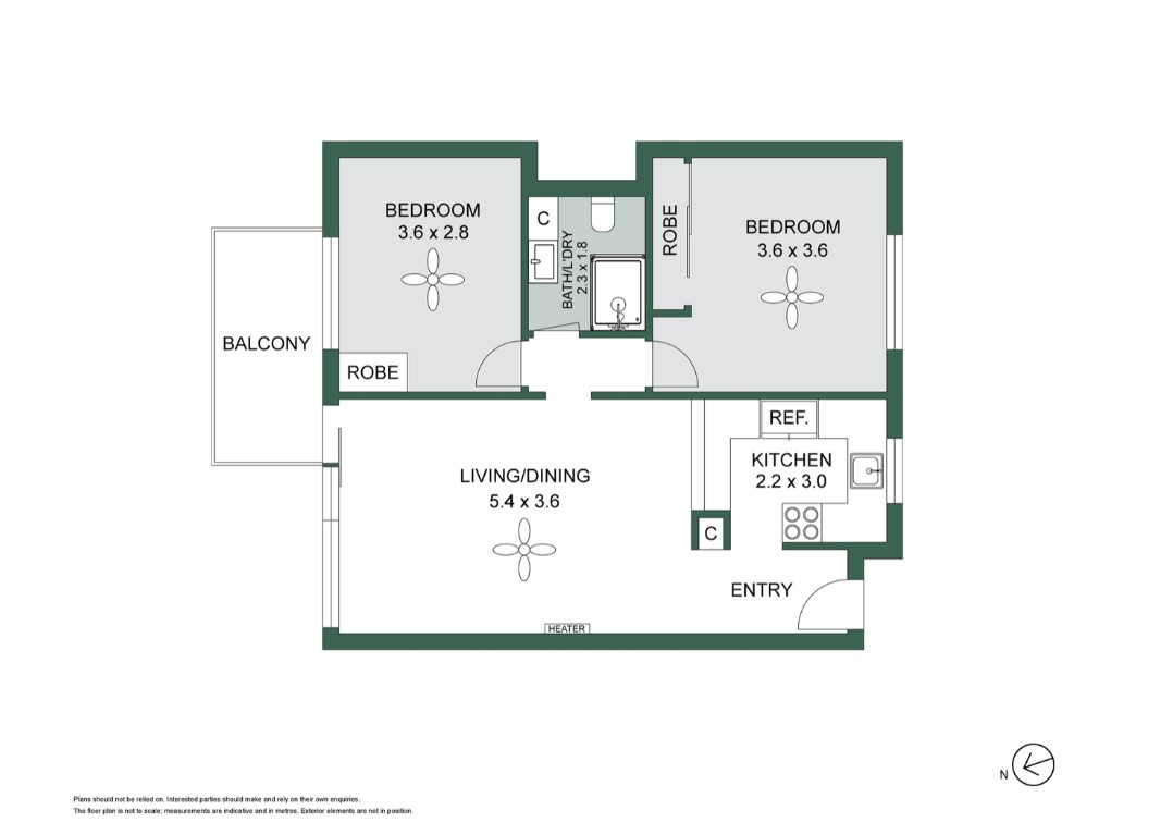 10/6 Westbury Street, St Kilda East VIC 3183 - Floorplan