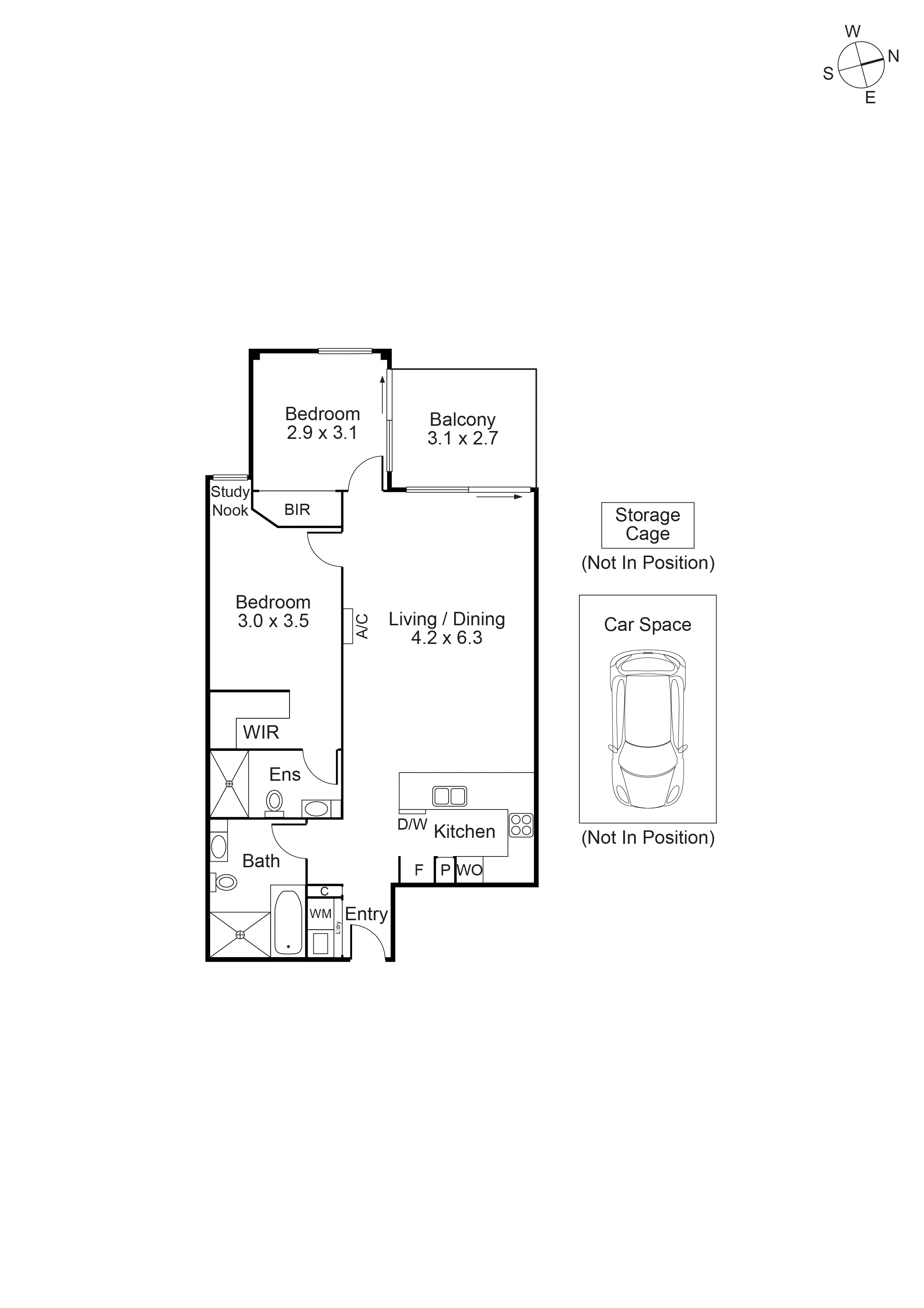 106/17 Elliott Avenue, Carnegie VIC 3163 - Floorplan