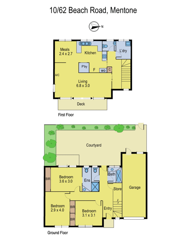 10/62 Beach Road, Mentone VIC 3194 - Floorplan