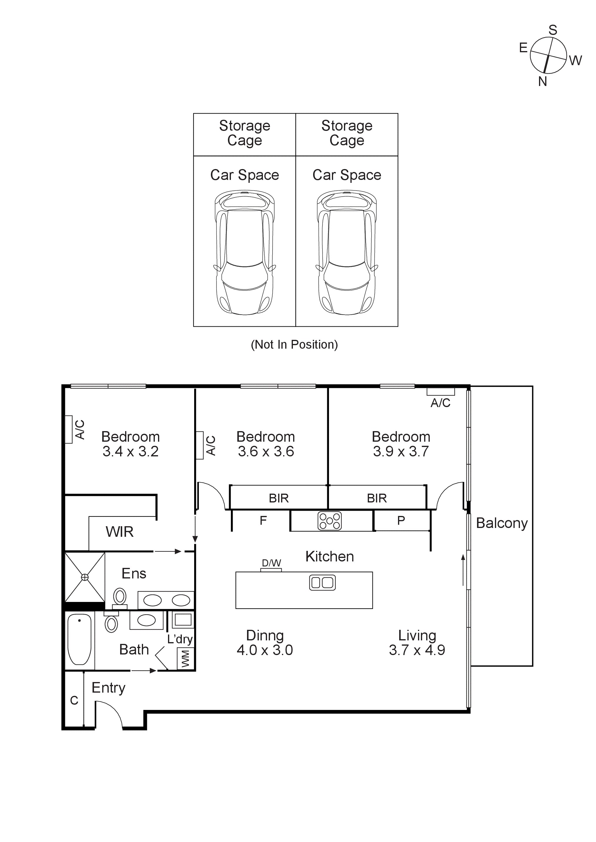 106/25 Small Street, Hampton VIC 3188 - Floorplan