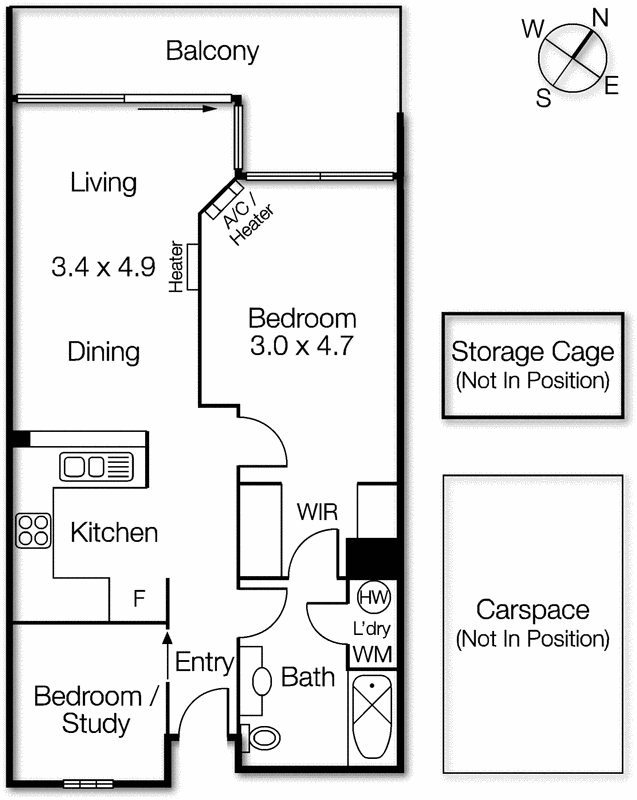 10/64 Fitzroy Street, St Kilda VIC 3182 - Floorplan