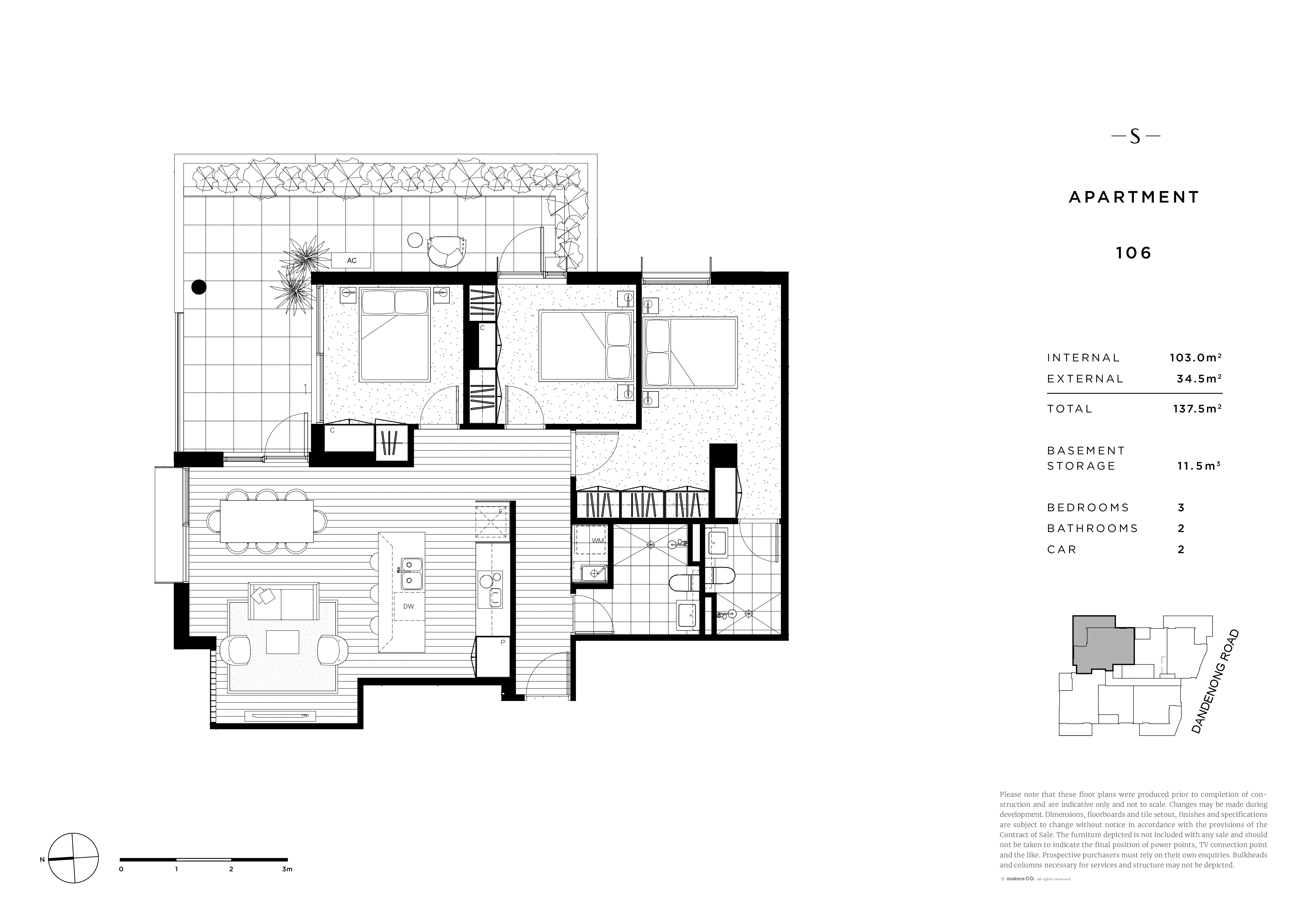 106/551-553 Dandenong Road, Armadale VIC 3143 - Floorplan