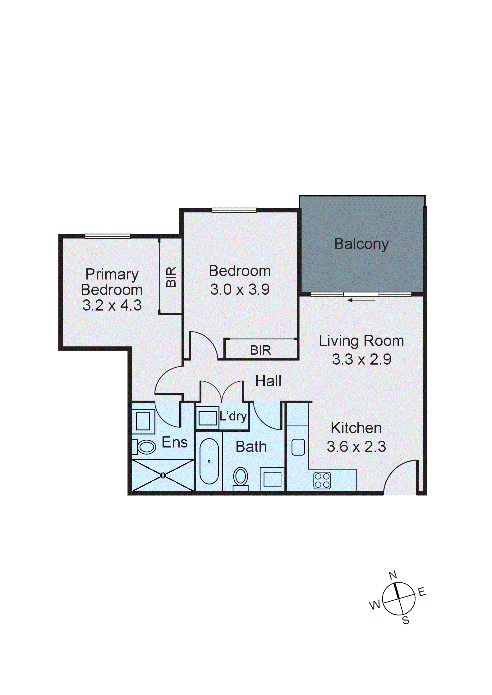 106/6 Kokaribb Road, Carnegie VIC 3163 - Floorplan